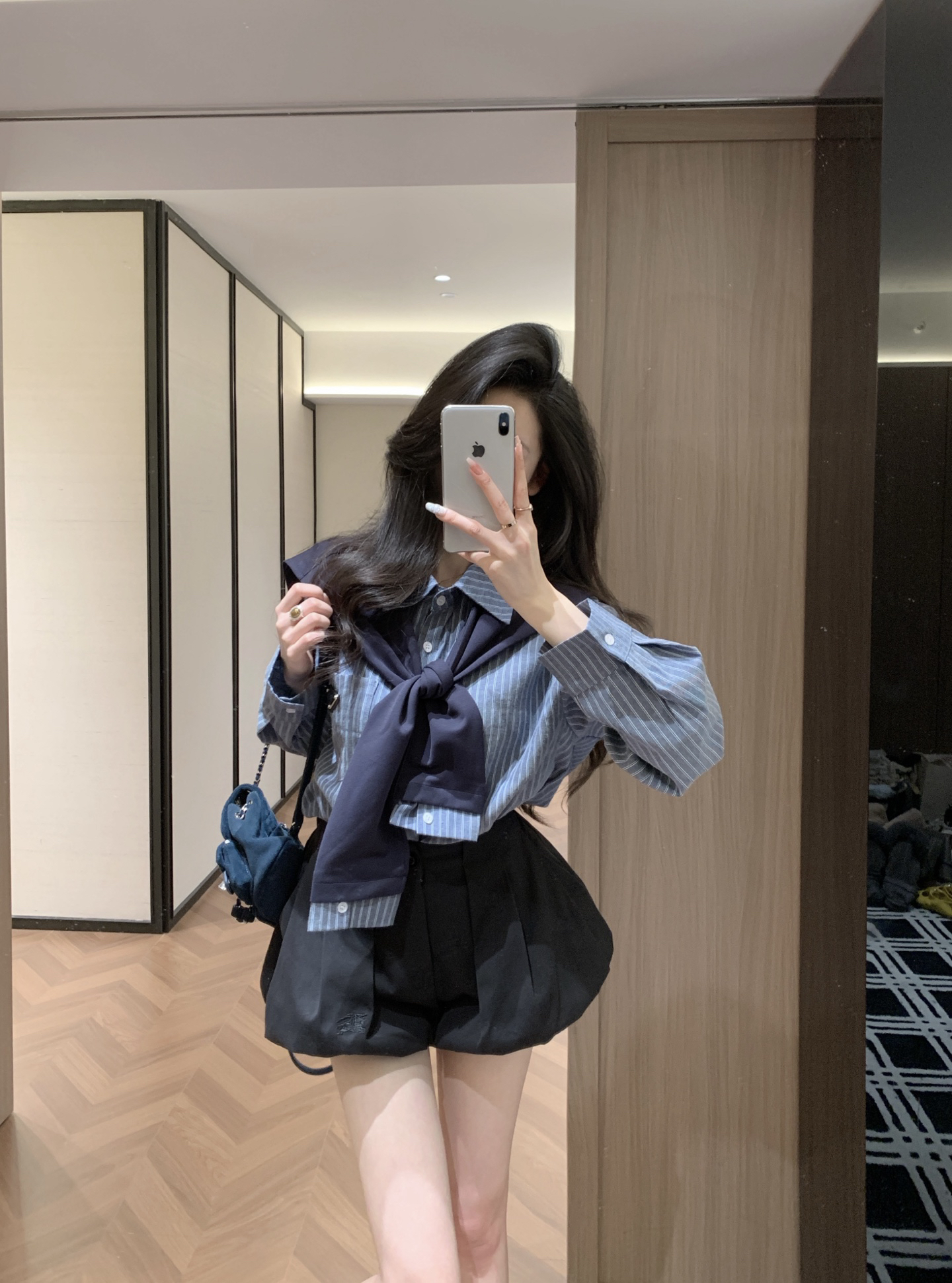 [TOP] PRADA Shirt + Dress Suit - Blue