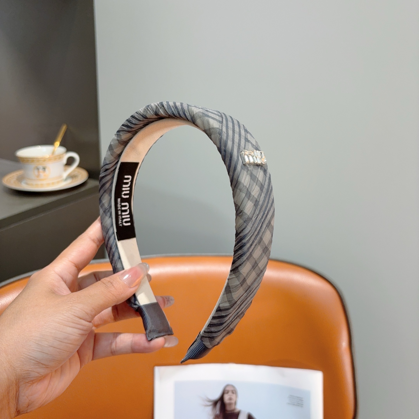 [TOP] Miu Miu Classical Hairband -2 Colors - 711 Luxury