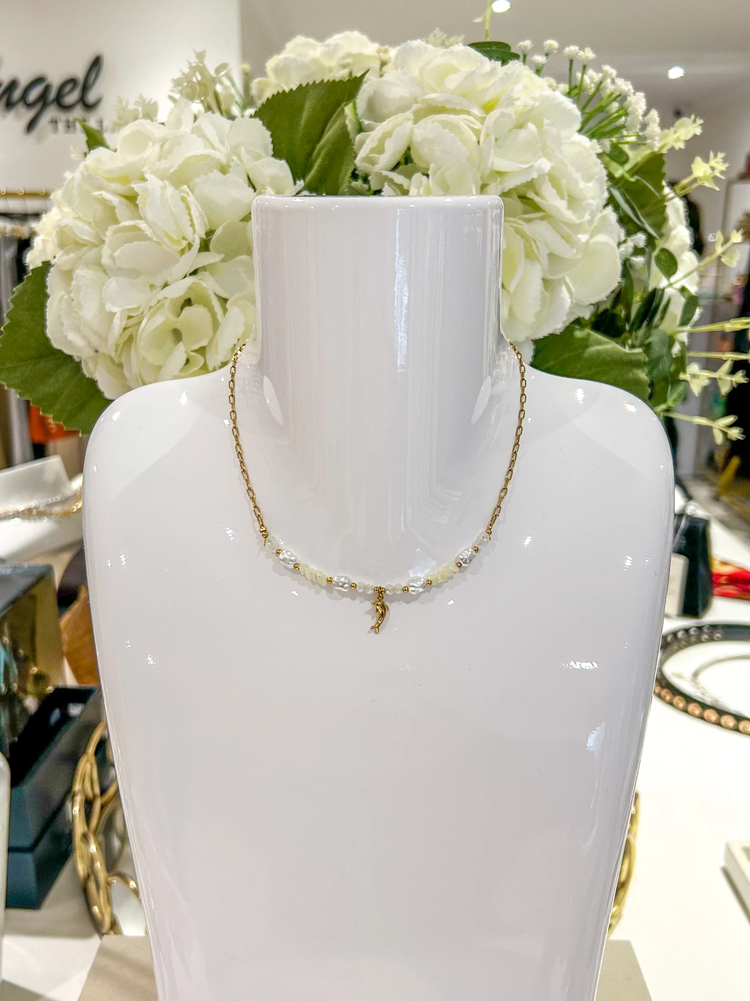 Gold Beaded Necklaces (12 Styles)