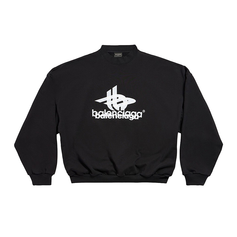 Balenciaga Layered Sports Round Oversized Sweatshirt #396905