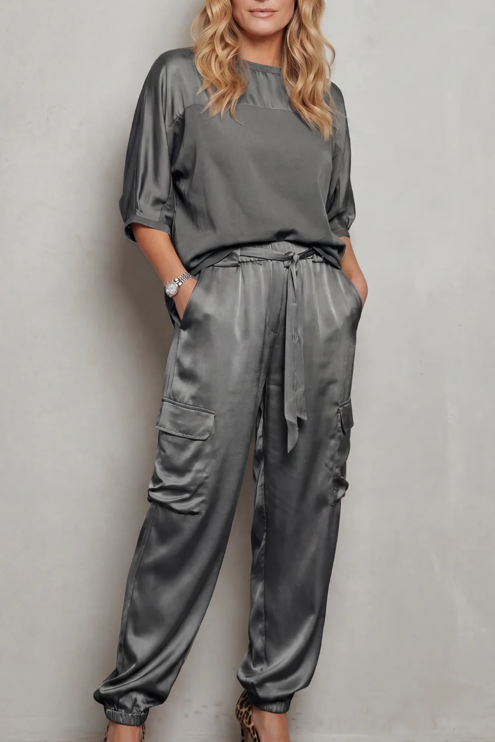 Finley – Silky Cargo - Lounge Set