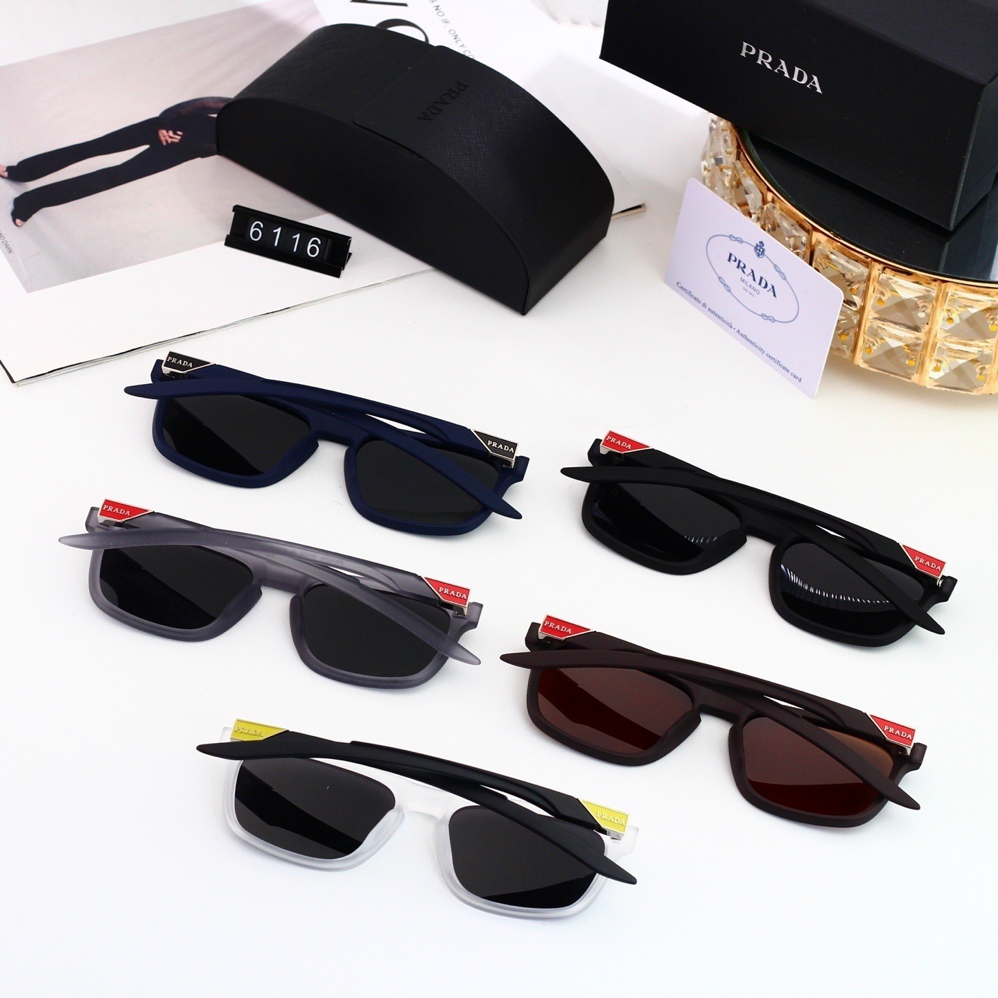 [TOP] PRADA Sunglasses - 5 Colors - 711 Luxury