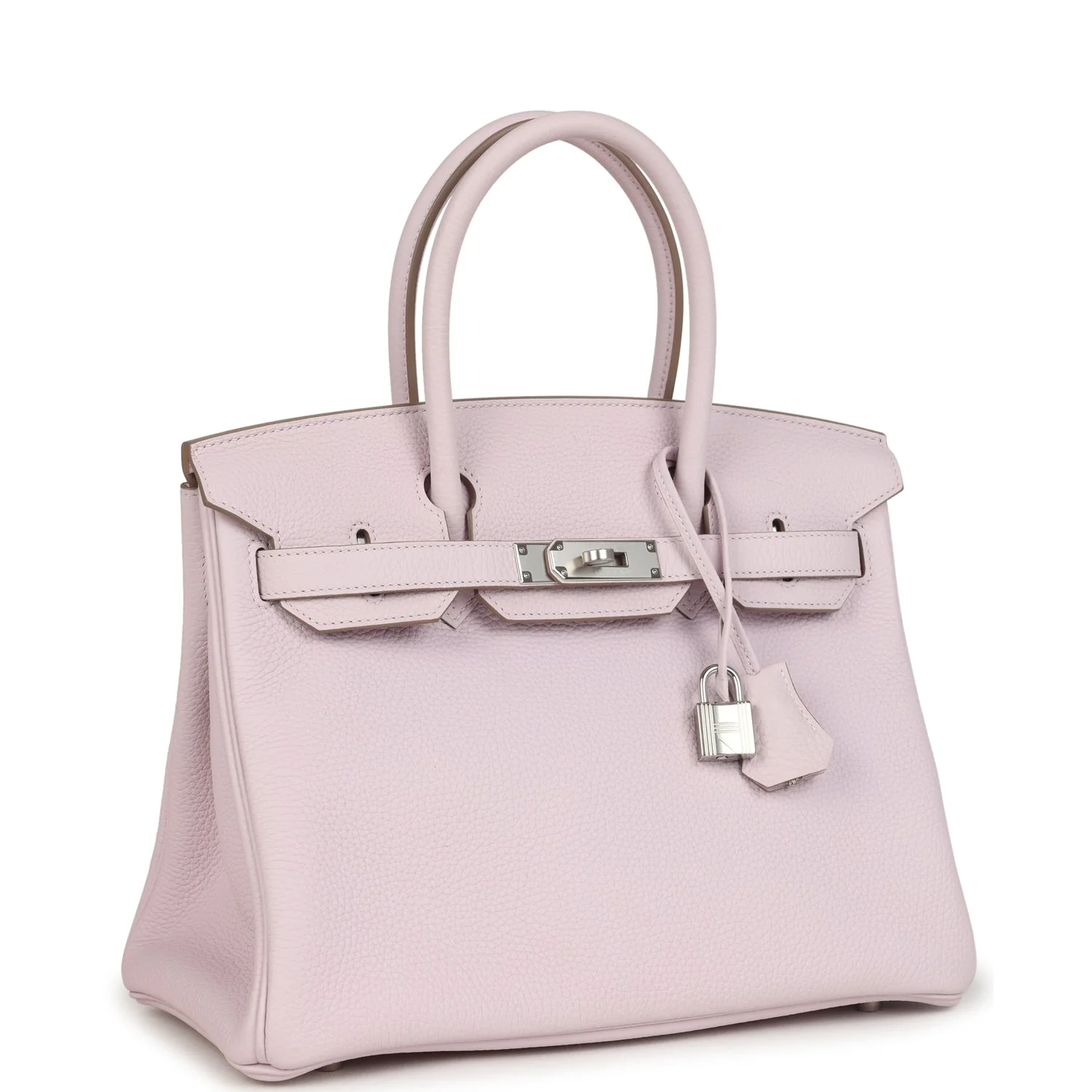 Hermes BirkinMauve Pale Clemence Palladium Hardware