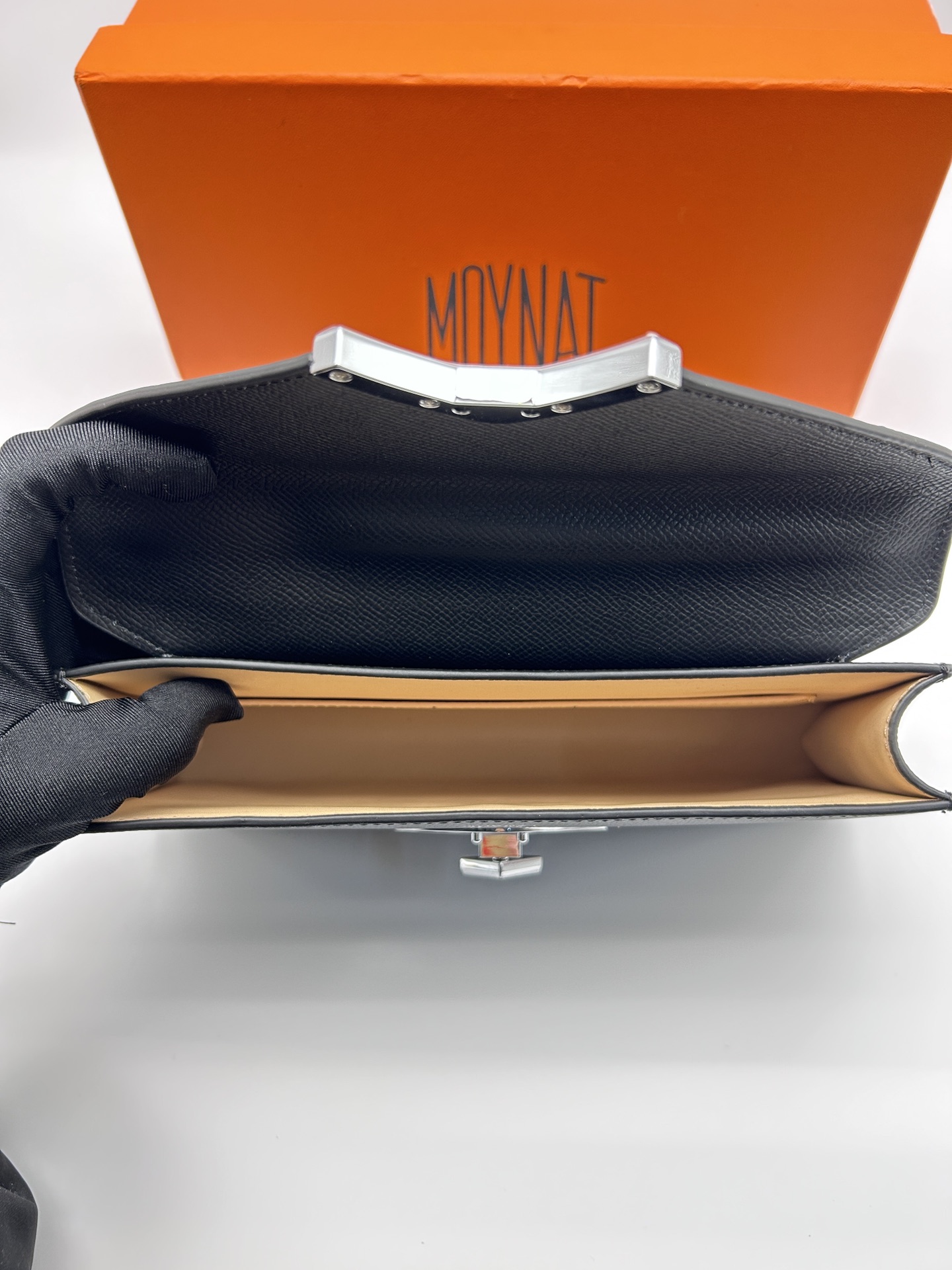 [TOP] MOYNAT Gabrielle Bag Cowhide 26x16x4cm - Black - 711 Luxury