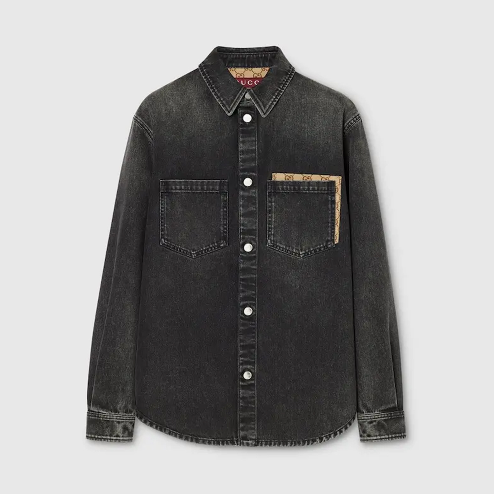 Gucci Clothing Gucci Washed Cotton Denim Shirt and pants#395416 View 2 | Nigo Office