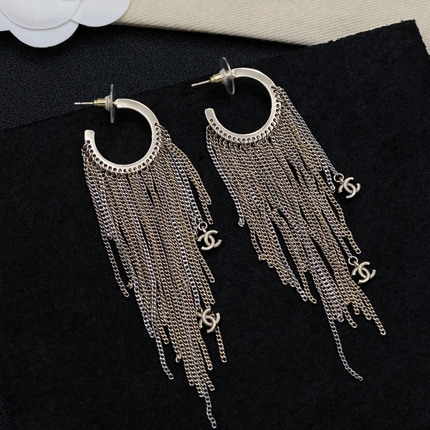 [TOP] CHANEL Earrings - Gold and Silver - 711 Luxury