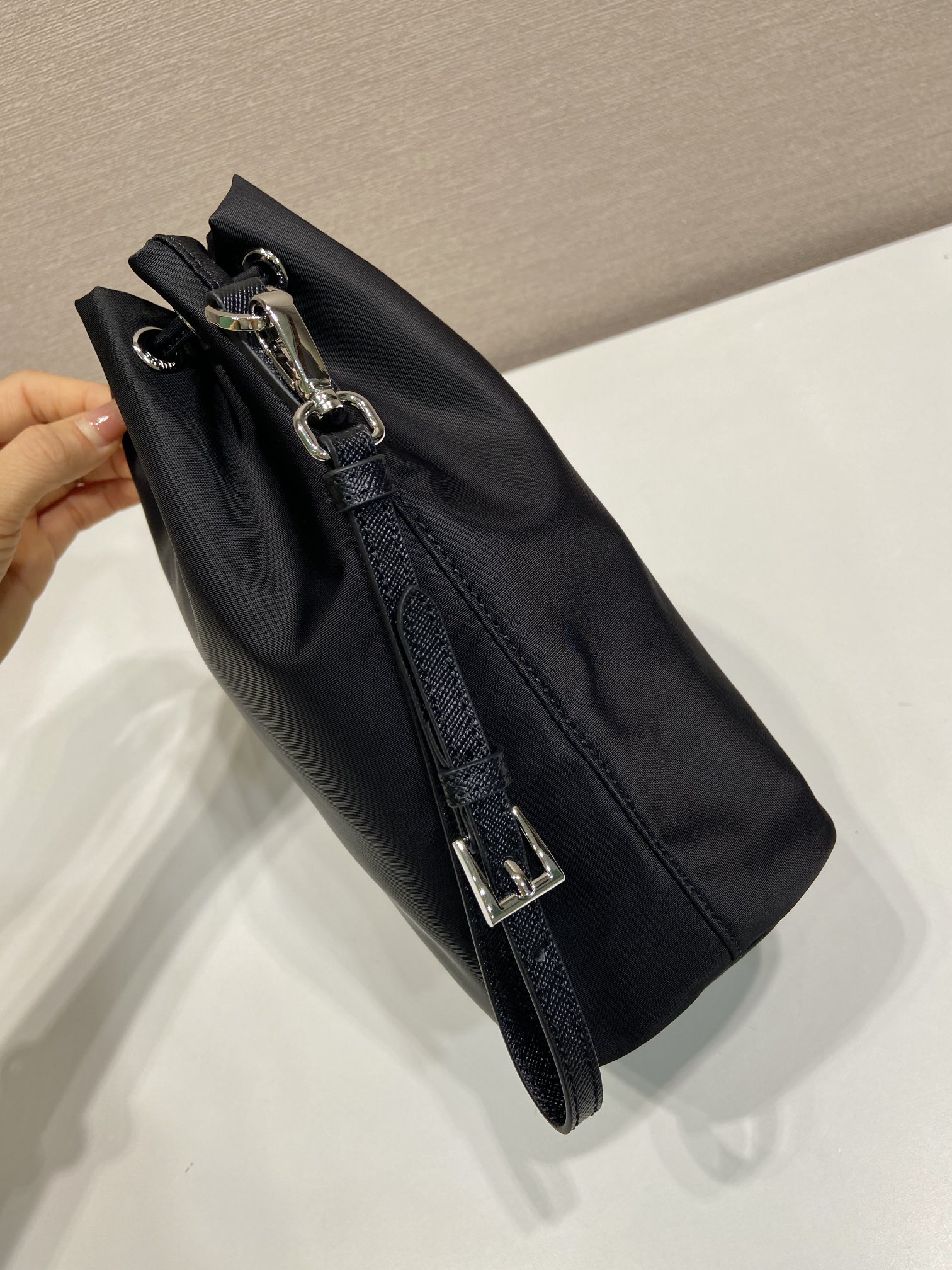 [TOP] PRADA Re-Nylon Bag 15.5x23x10cm - Black - 711 Luxury