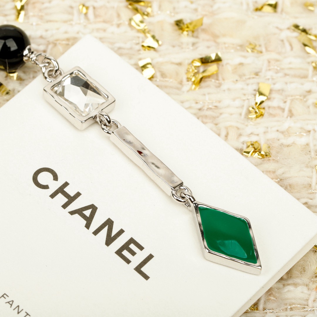 [TOP] CHANEL Earrings - Silver