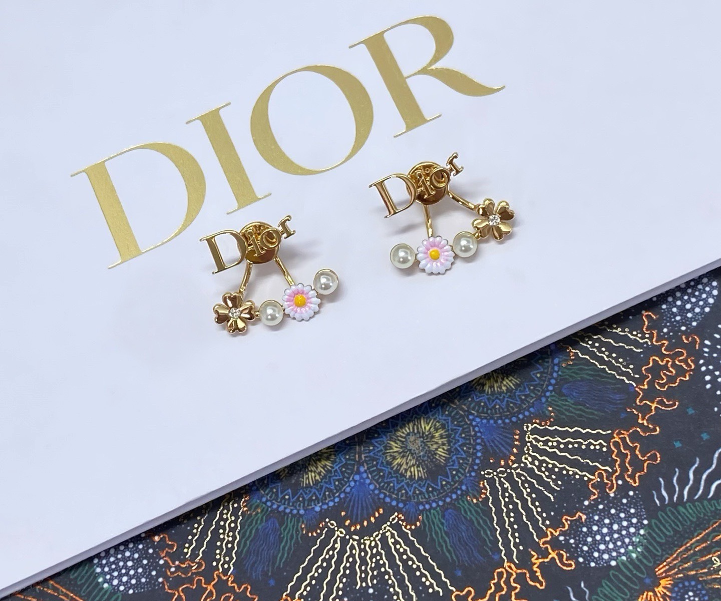 [TOP] Christian Dior Earrings - Gold - 711 Luxury
