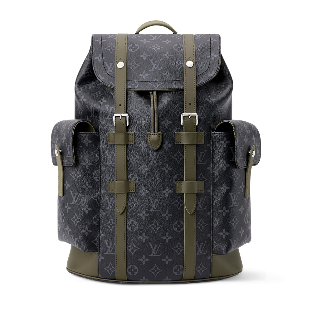 Louis Vuitton Bag LOUIS VUITTON Christopher MM Monogram Eclipse Canvas Men Bags M28633 #394658 | Nigo Office