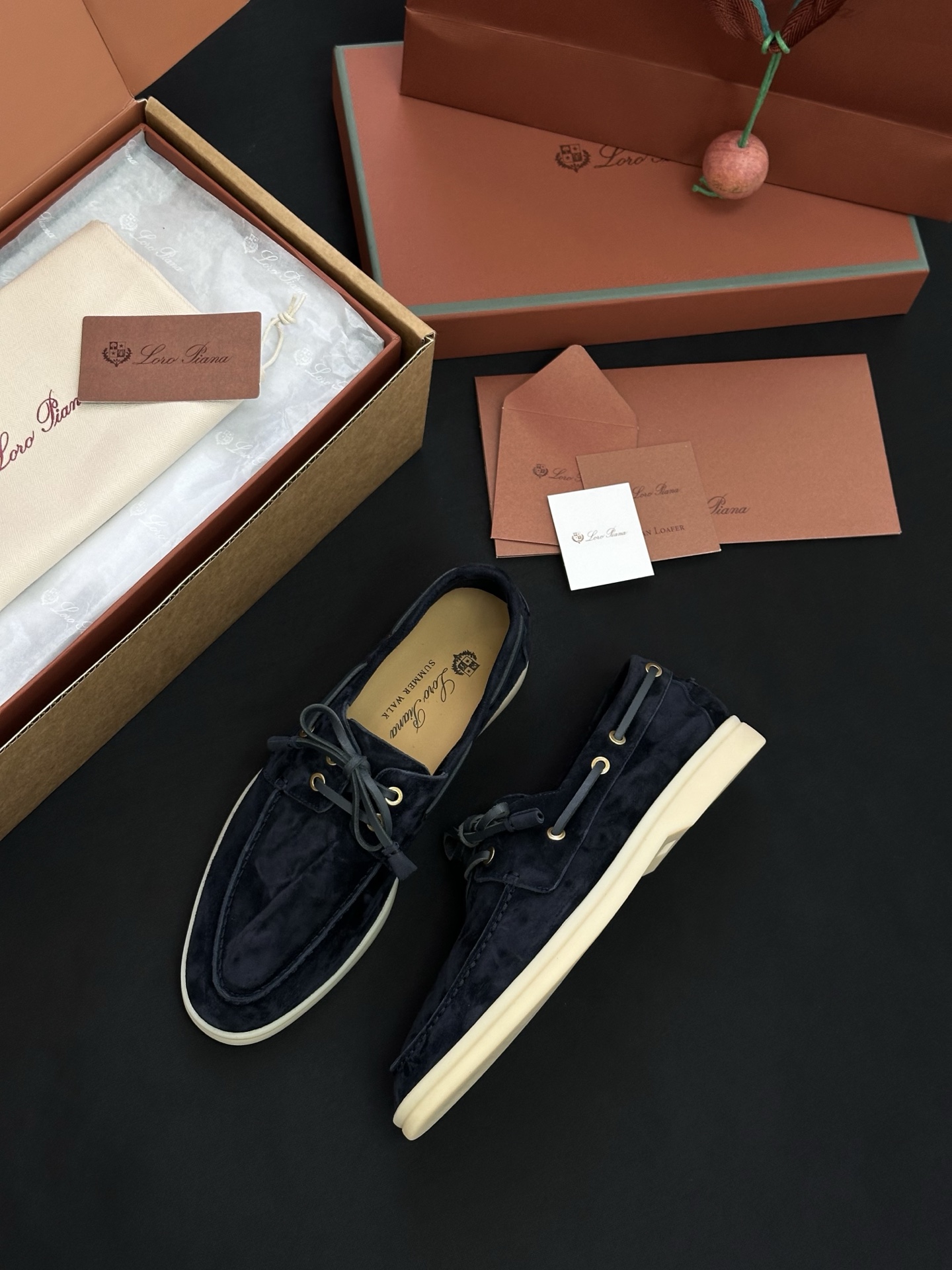 Loro Piana Shoes Loro Piana Summer Walker Suede Loafers #390334 View 2 | Nigo Office