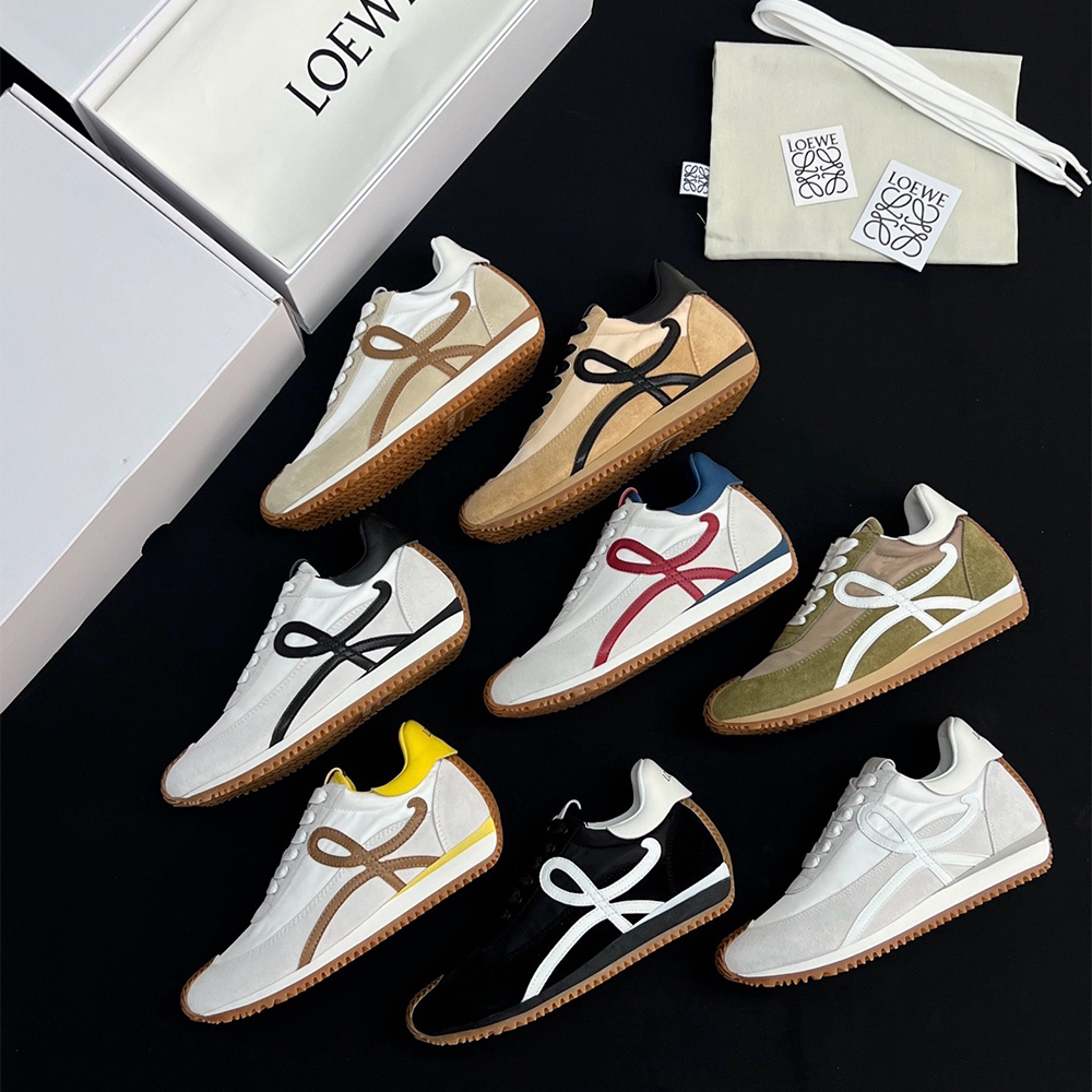 Loewe Shoes Loewe Forrest Gump Shoes Cowhide Suede Calfskin #385055 | Nigo Office