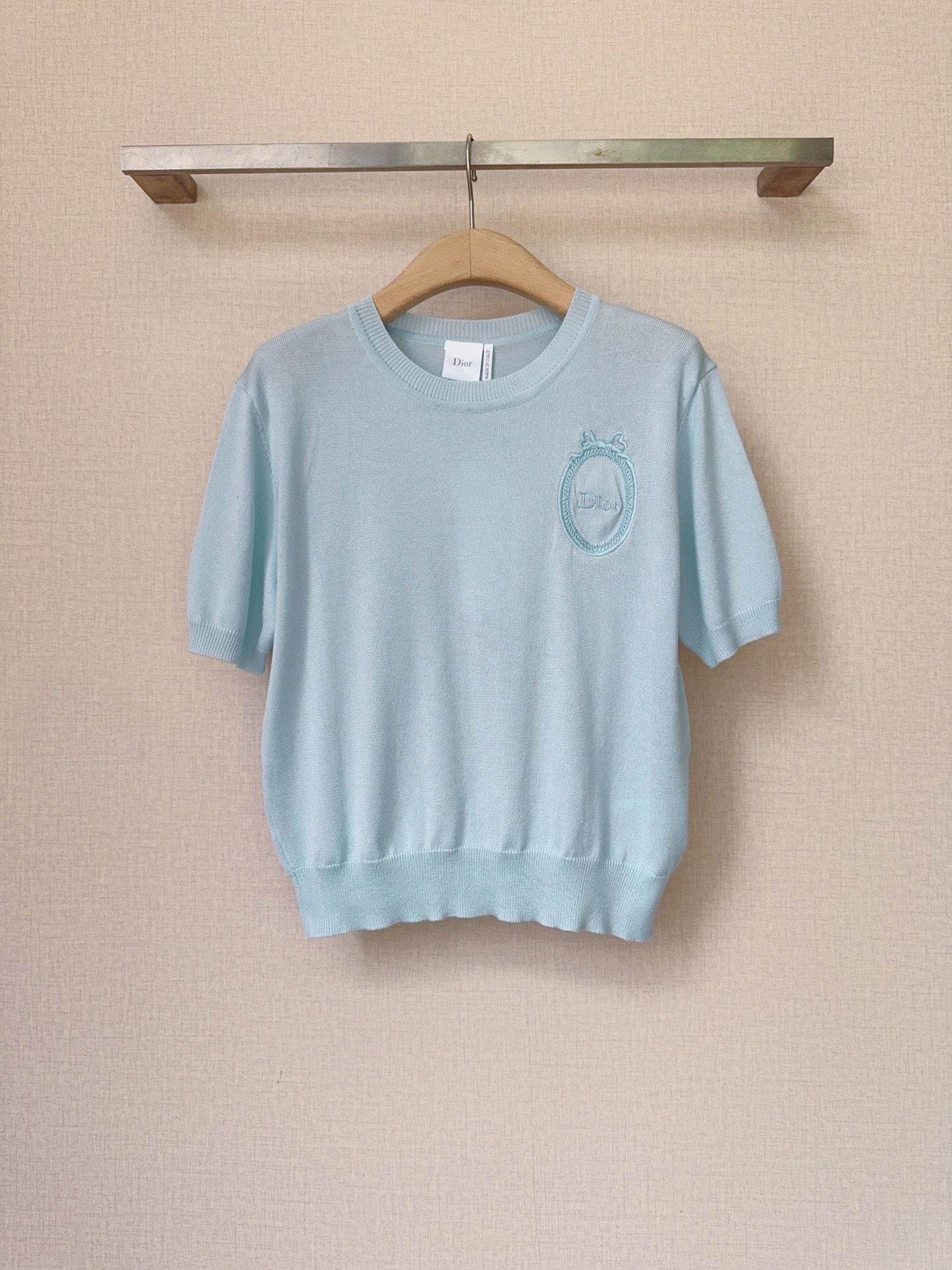 [TOP] Christian Dior Knit Top - Blue - 711 Luxury