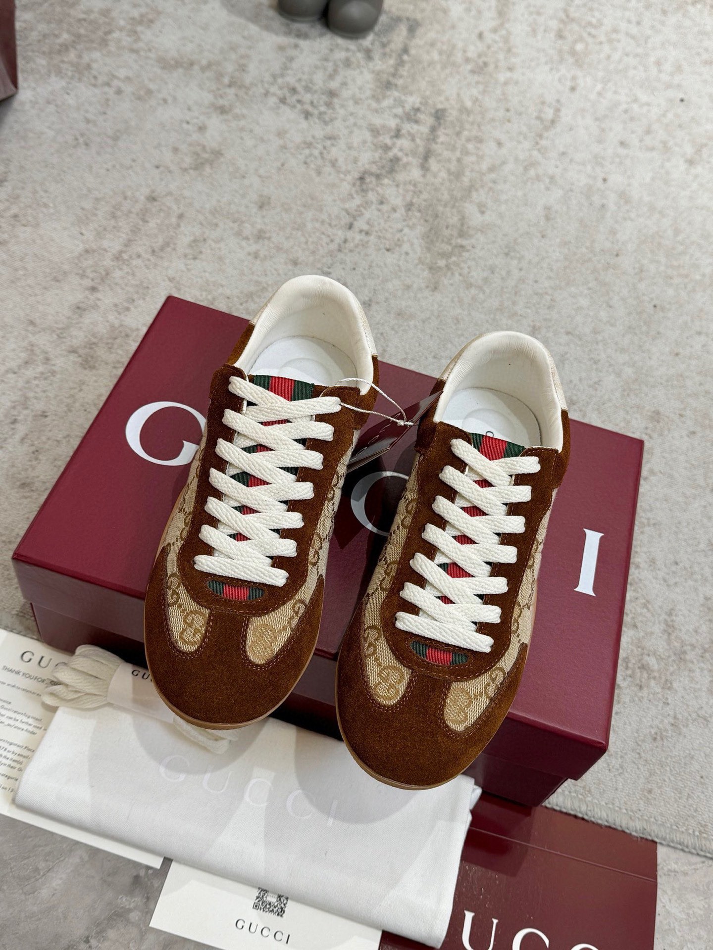 [TOP] GUCCI Sneaker - Brown - 711 Luxury