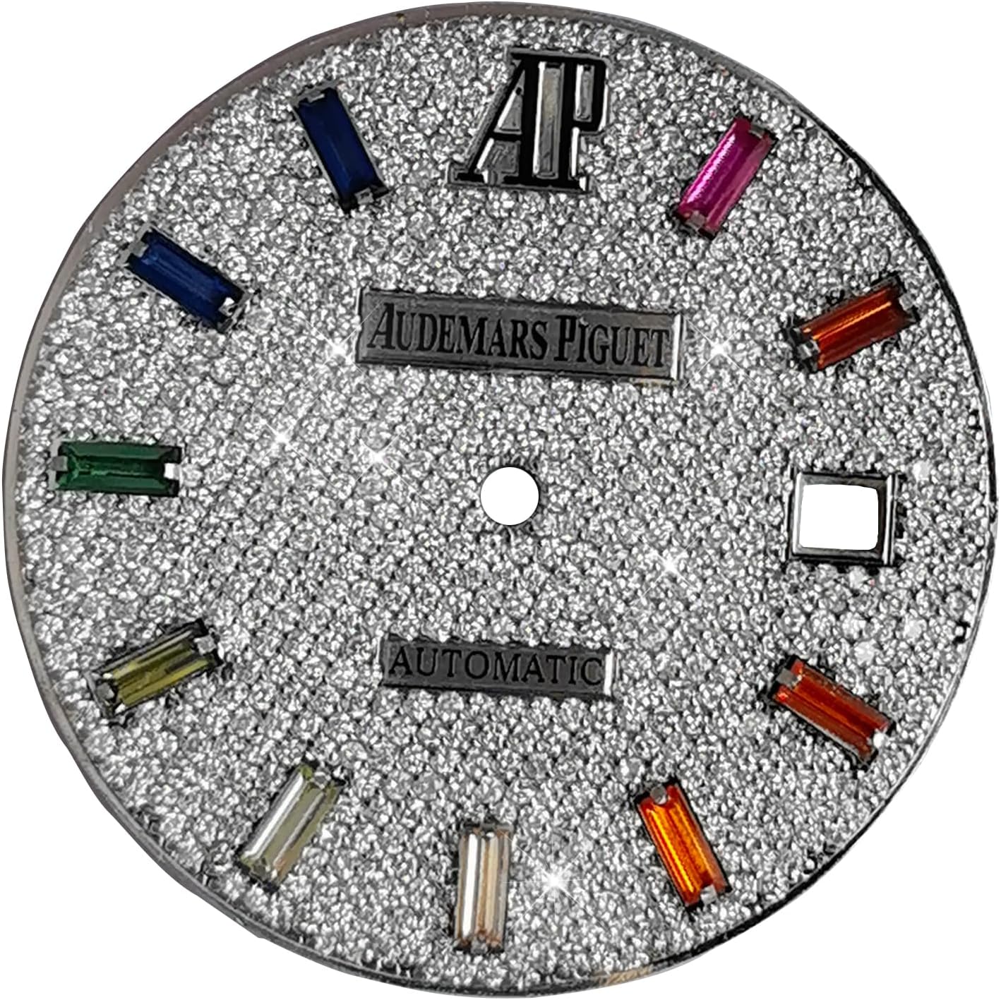 IFUNY Inlaid with moissanite Diamond Watch Dial for Audemars Piguet Royal Oak