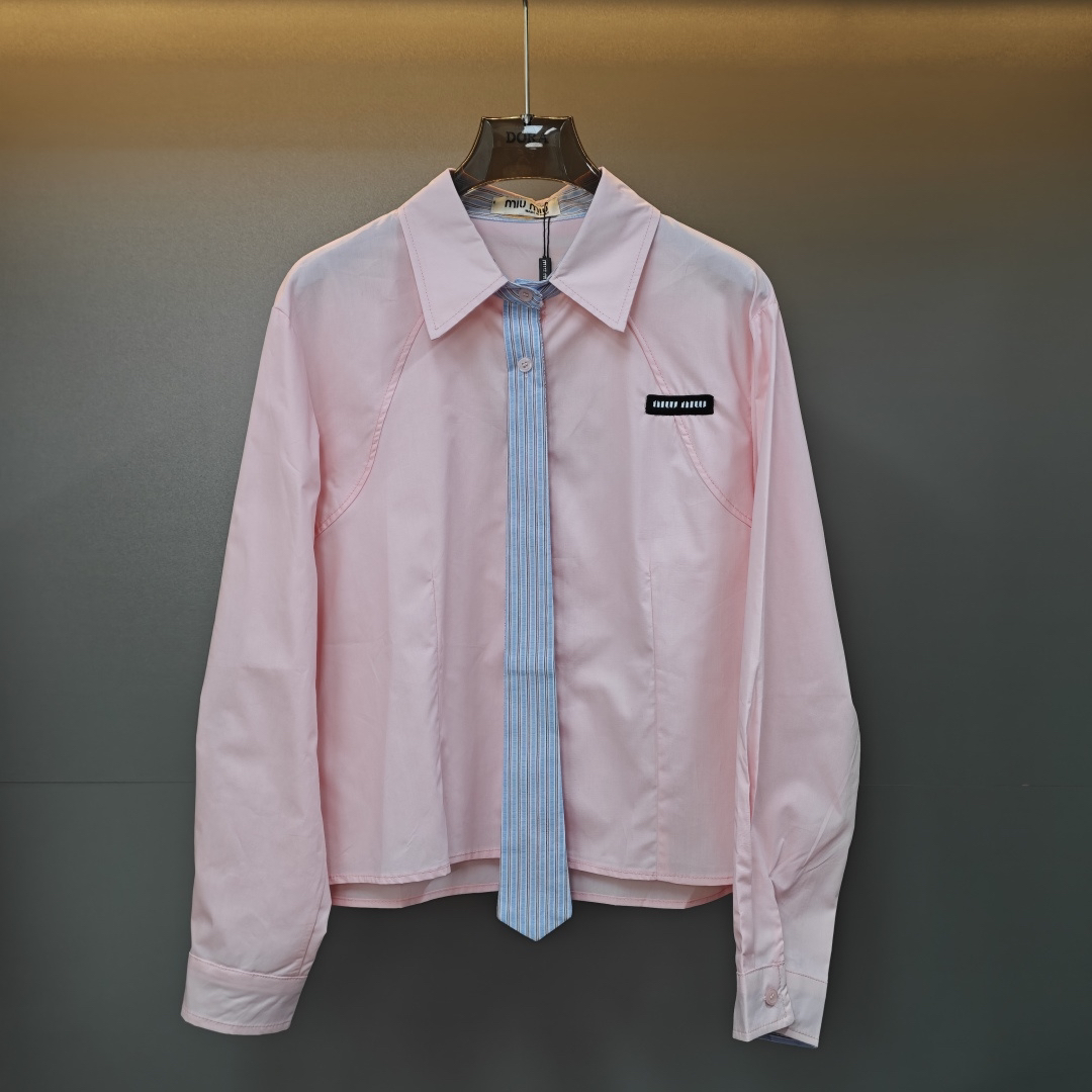 [TOP] Miu Miu  Shirt - Pink