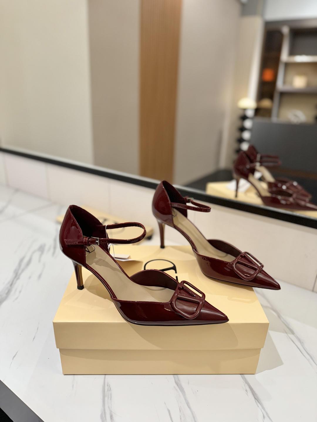 [TOP] VALENTINO Shoes - Wine red - 711 Luxury