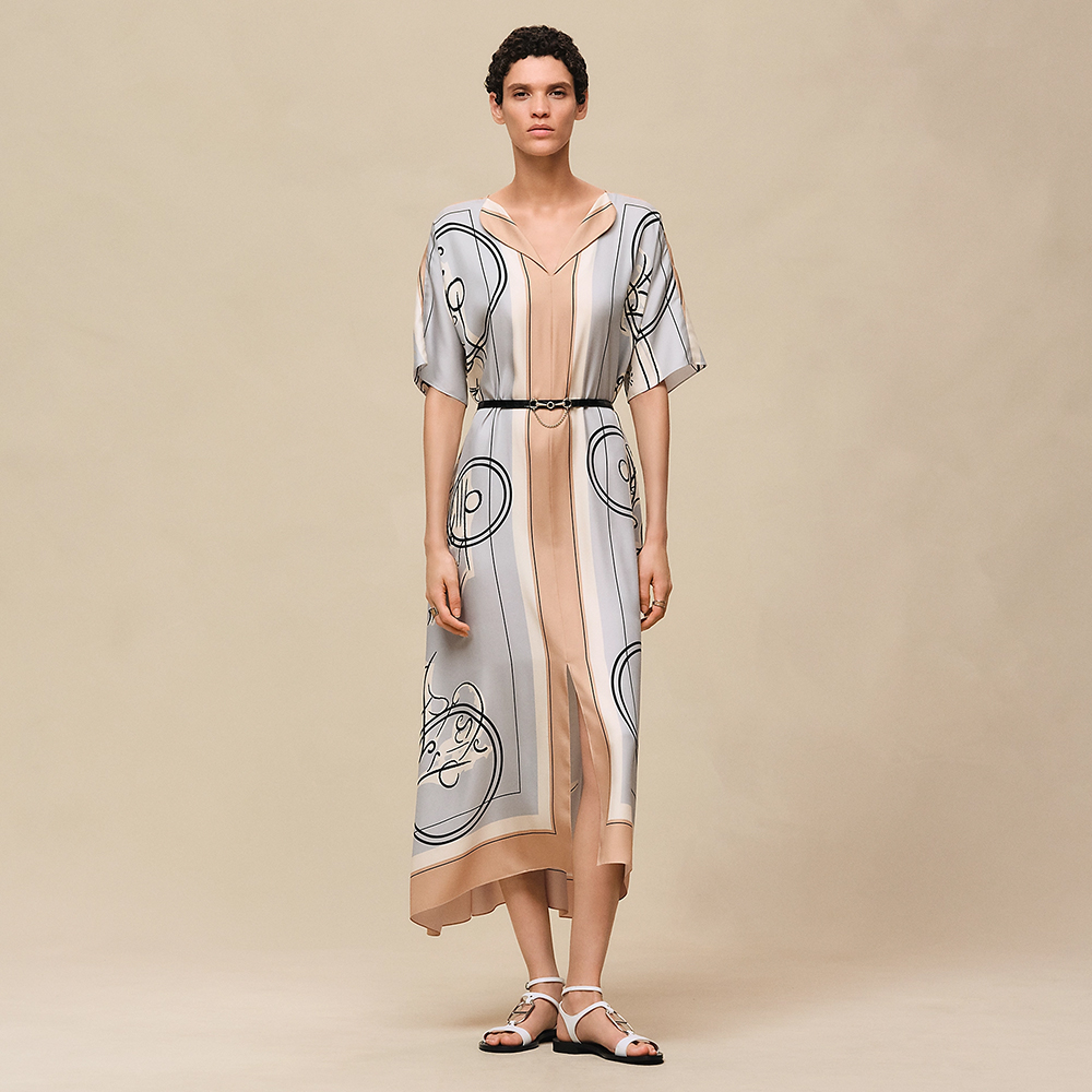 Hermès Ex-Libris a Mai Levee Caftan #382335