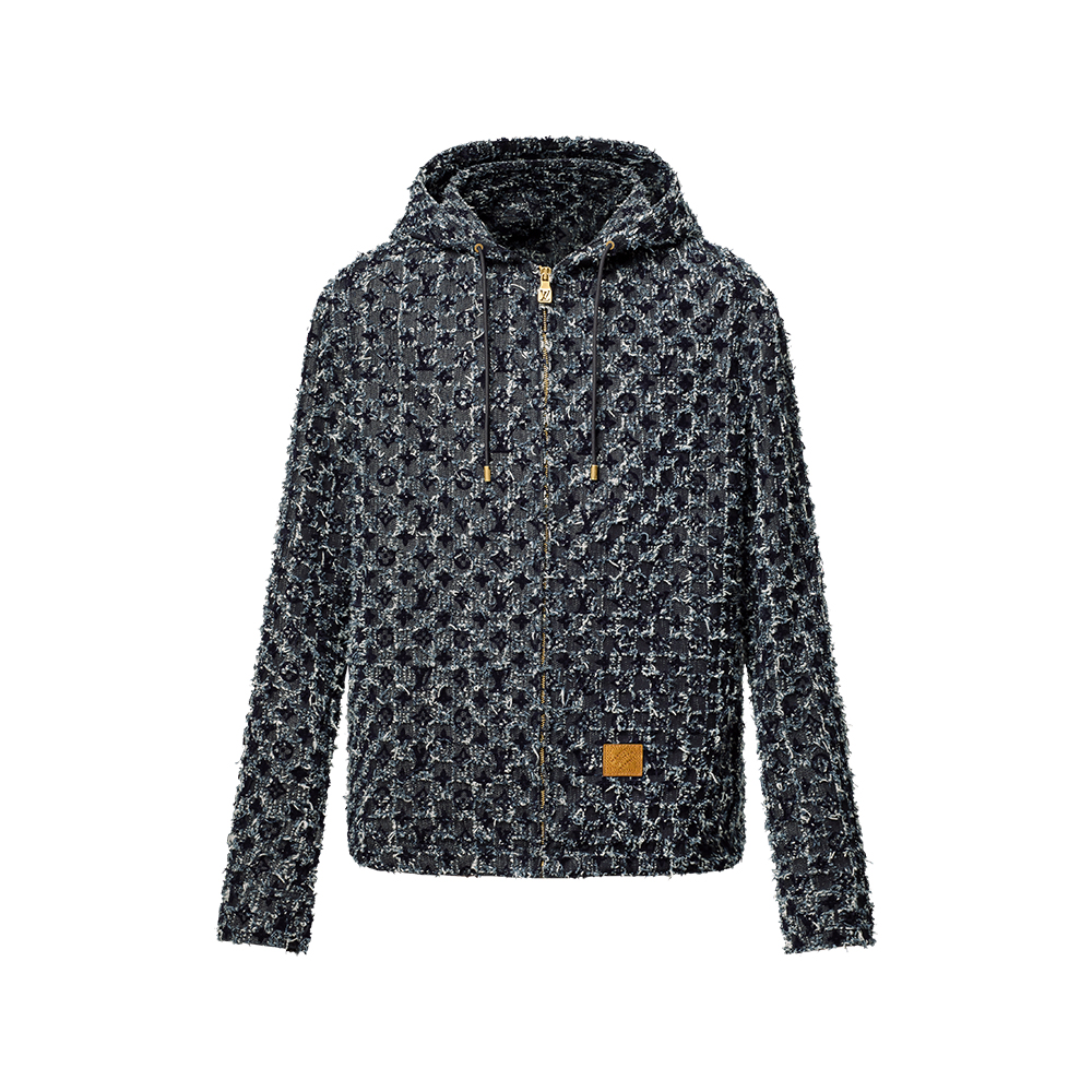 Louis Vuitton Clothing LOUIS VUITTON Flocked Monogram Denim Skate Pants and Jacket #393519 View 2 | Nigo Office