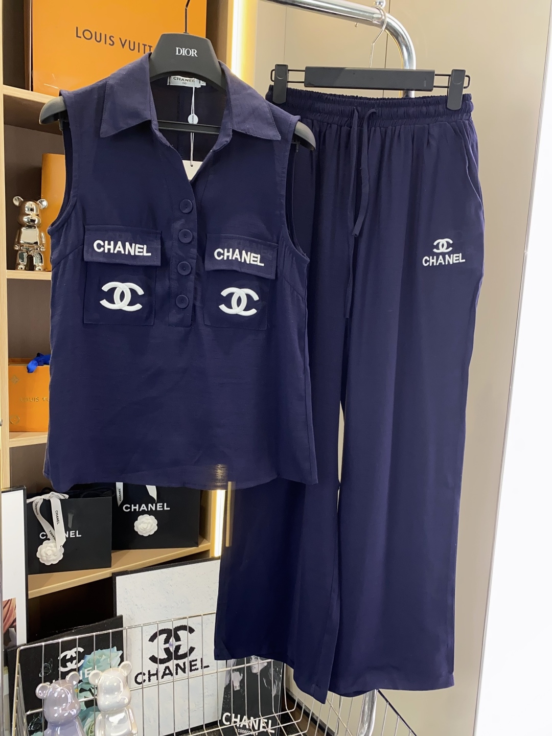 [TOP] CHANEL Suit -Blue