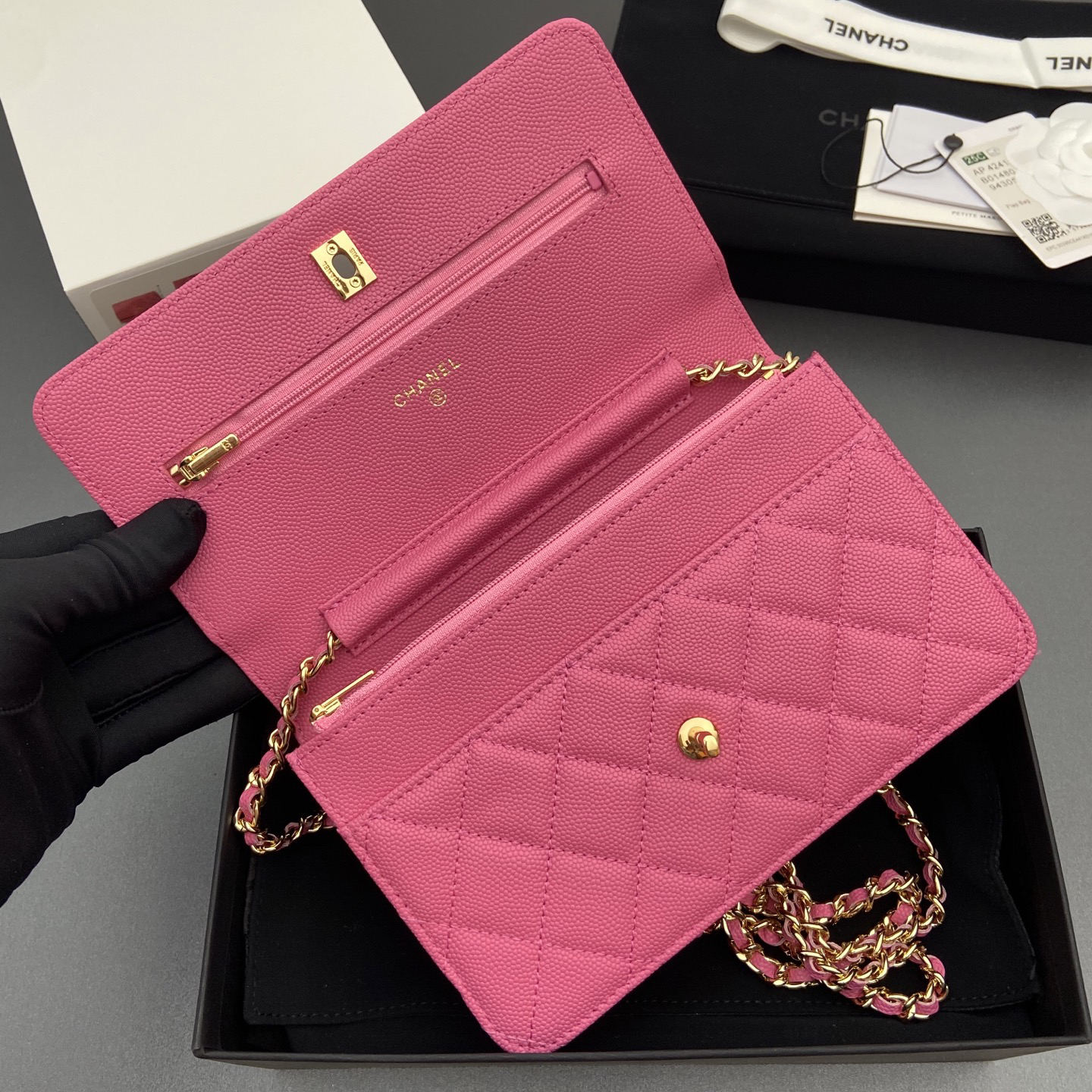 [TOP] CHANEL Woc Bag  20-13-3.5cm - Pink