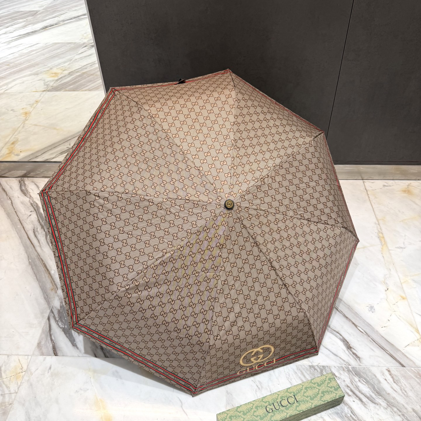 [TOP] GUCCI Umbrella - Brown - 711 Luxury