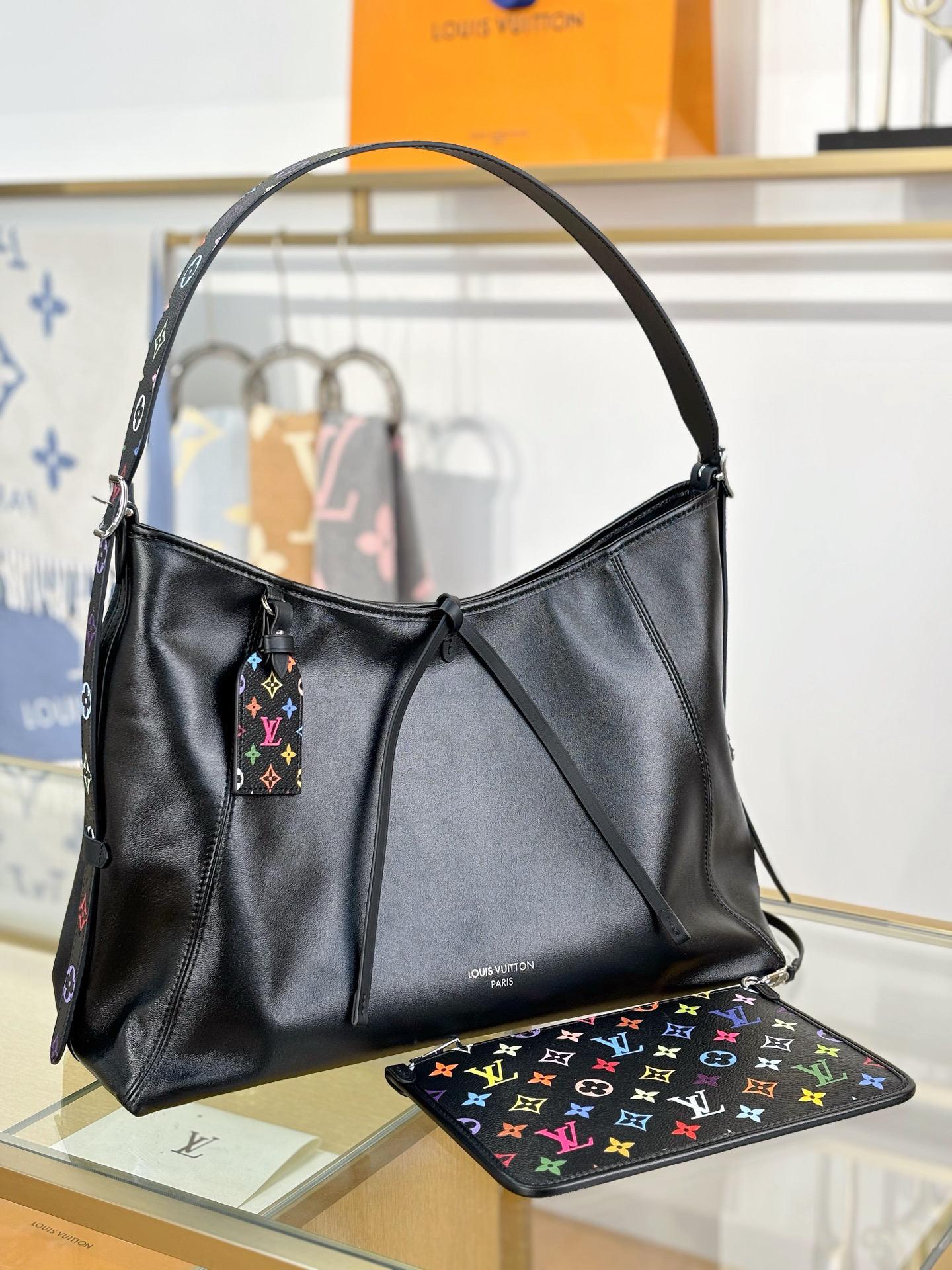 [TOP] Louis Vuitton LV x TM CARRYALL VIBE Bag 39x30x15cm - Black