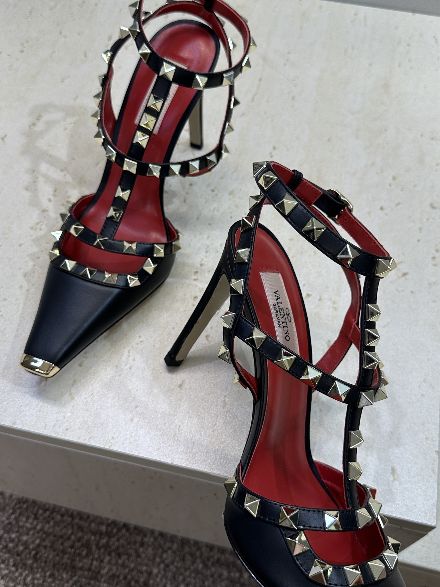 [TOP] VALENTINO High Heels Shoes  - Black - 711 Luxury