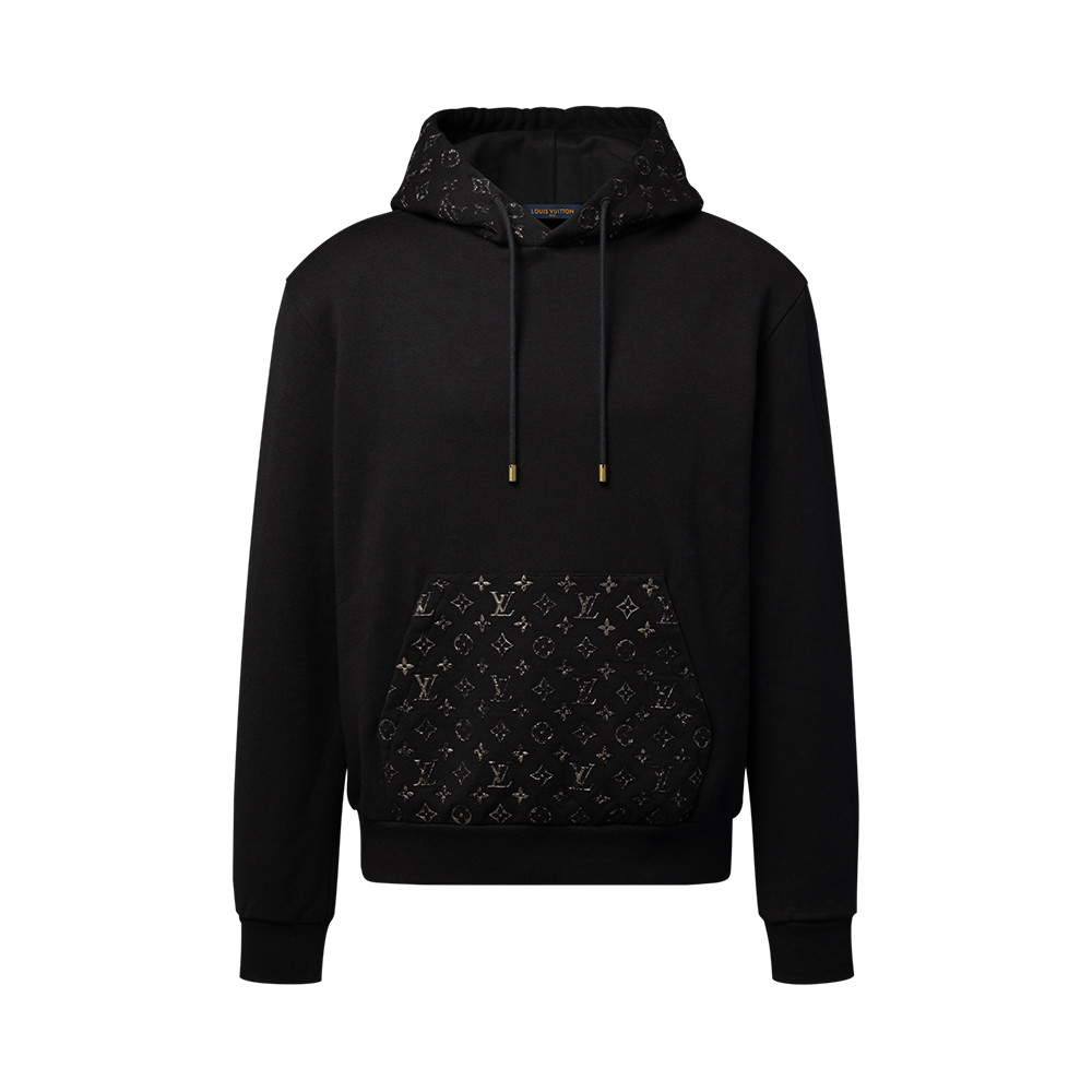 Louis Vuitton Clothing LOUIS VUITTON Reflective Signature Hoodie #395414 | Nigo Office