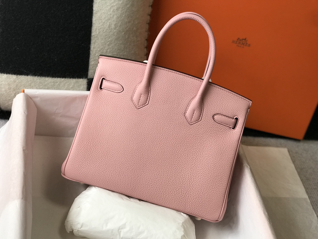 [TOP] HERMES Birkin Togo Leather 30cm - Rose Confetti & GHW - 711 Luxury