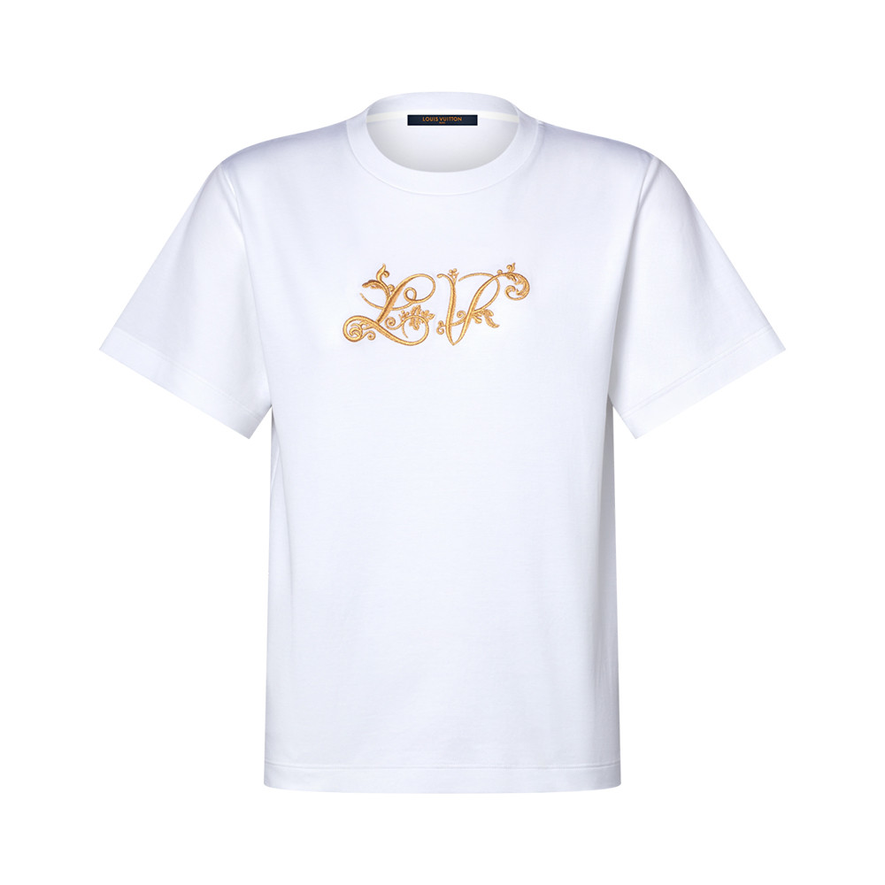 LOUIS VUITTON Signature Embroidery T-Shirt #379882