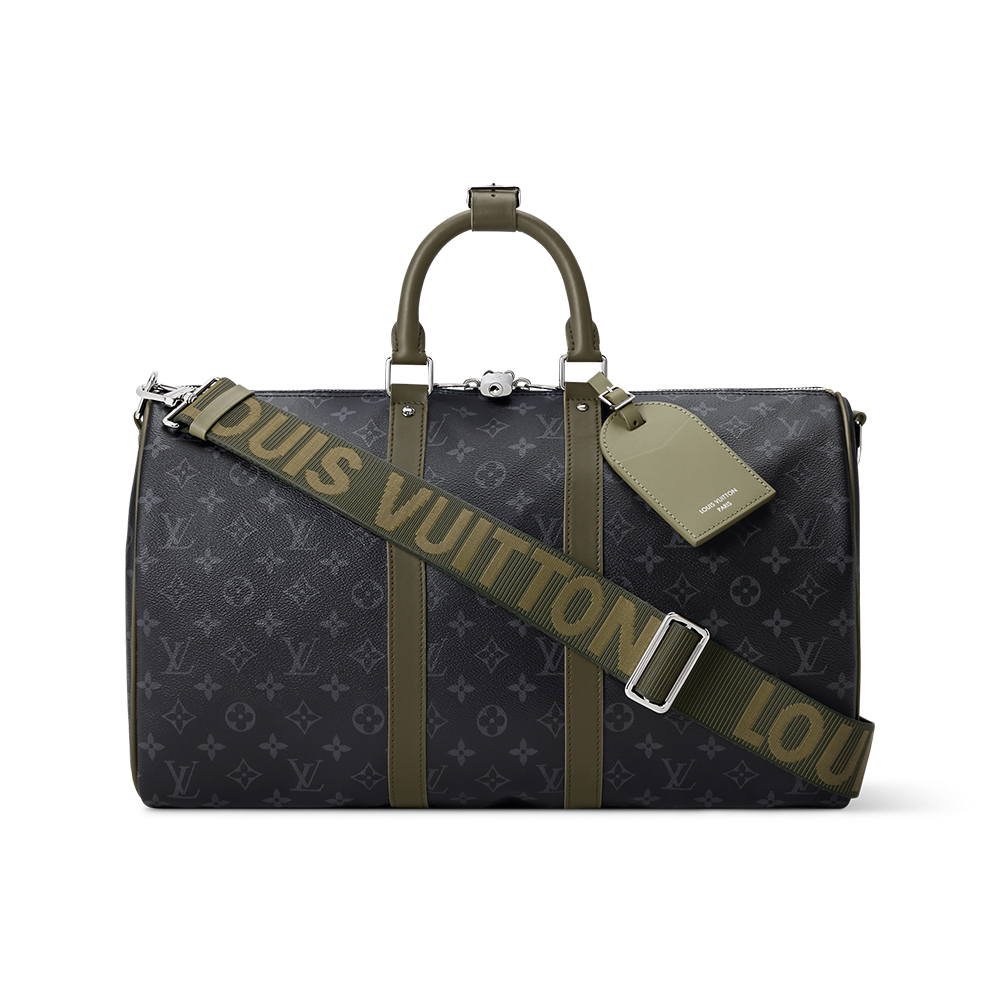 Louis Vuitton Bag LOUIS VUITTON Keepall Bandoulière 45 Monogram Eclipse Travel Bags and Rolling Luggage M28837 #395850 | Nigo