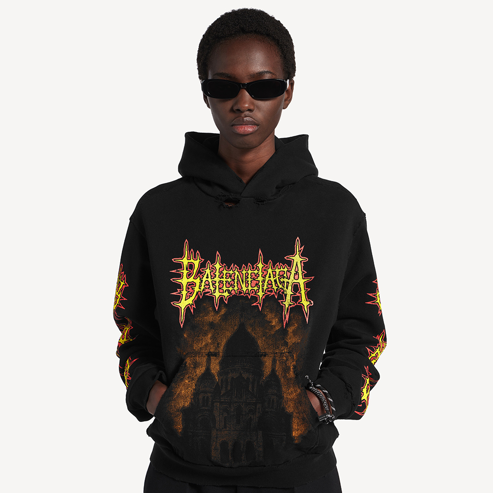 Balenciaga Sacré Cœur Medium Fit Hoodie #389476