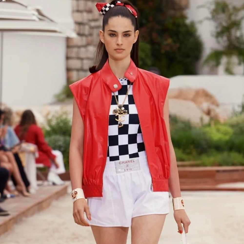 Chanel red Clothing Chanel Red Leather Jacket #378817 | Nigo Office