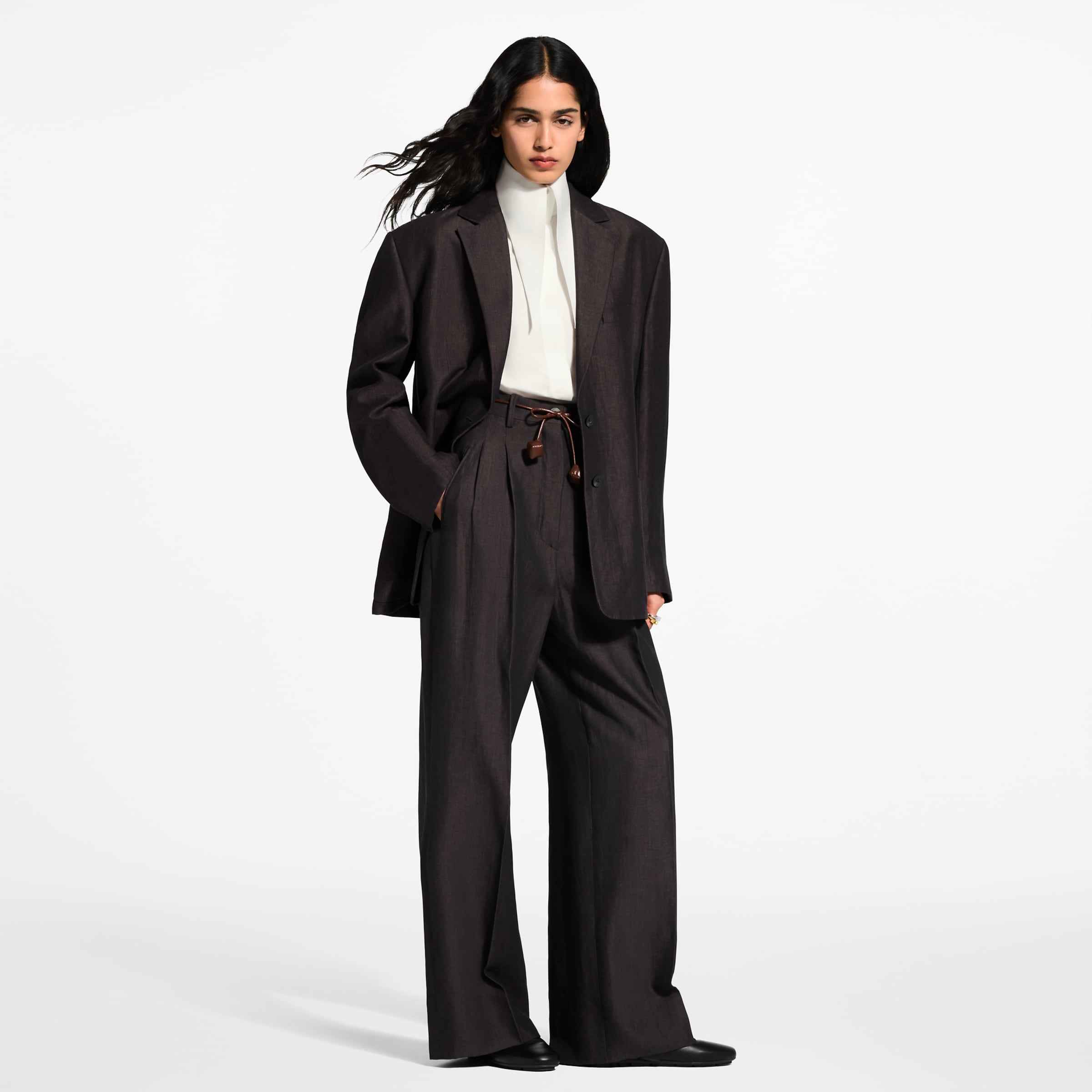 Louis Vuitton Clothing LOUIS VUITTON Cord Belt Tailored Pants #390297 View 2 | Nigo Office