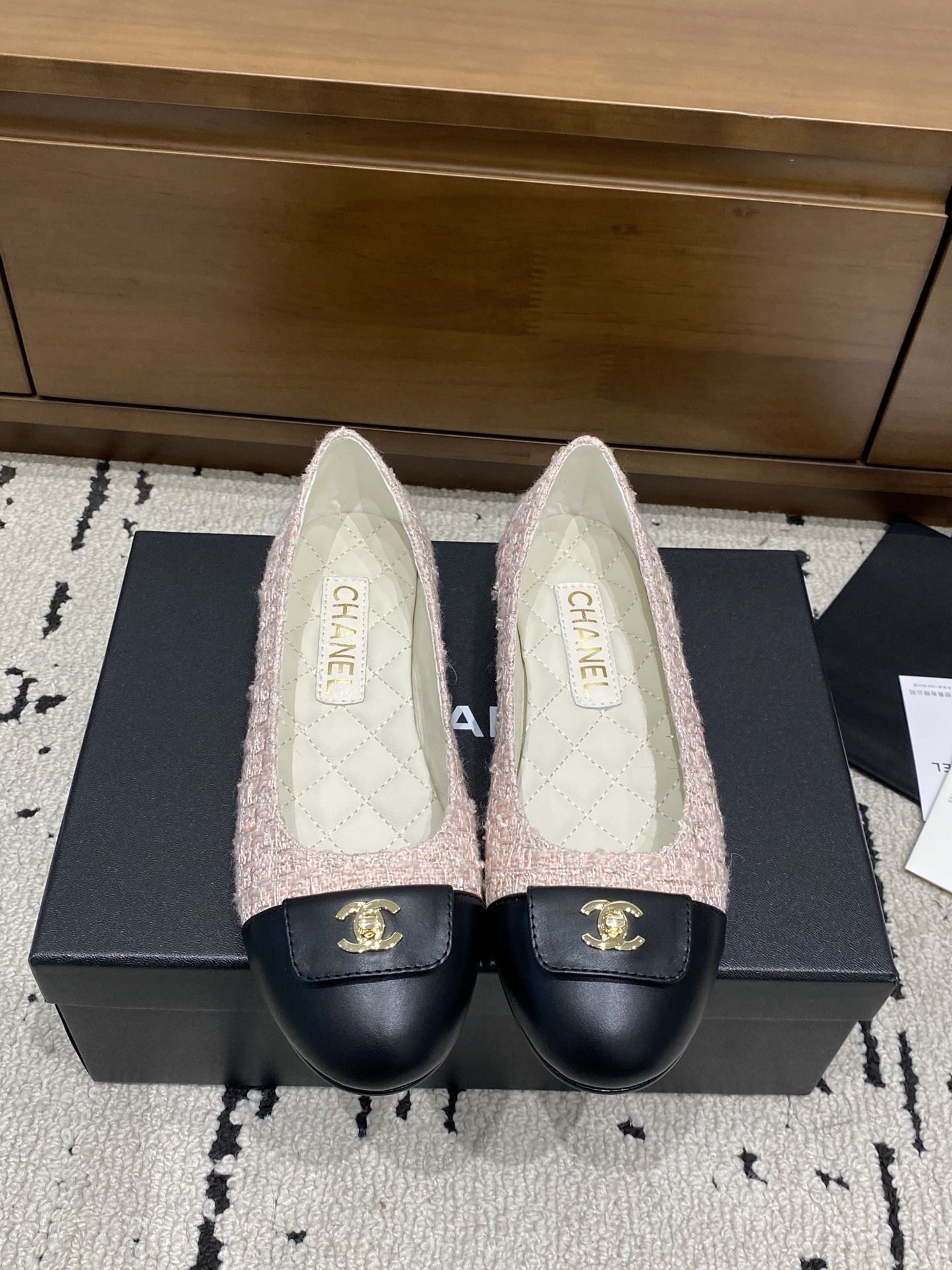 [TOP] CHANEL Mary Jane Ballet Flats - Black - 711 Luxury
