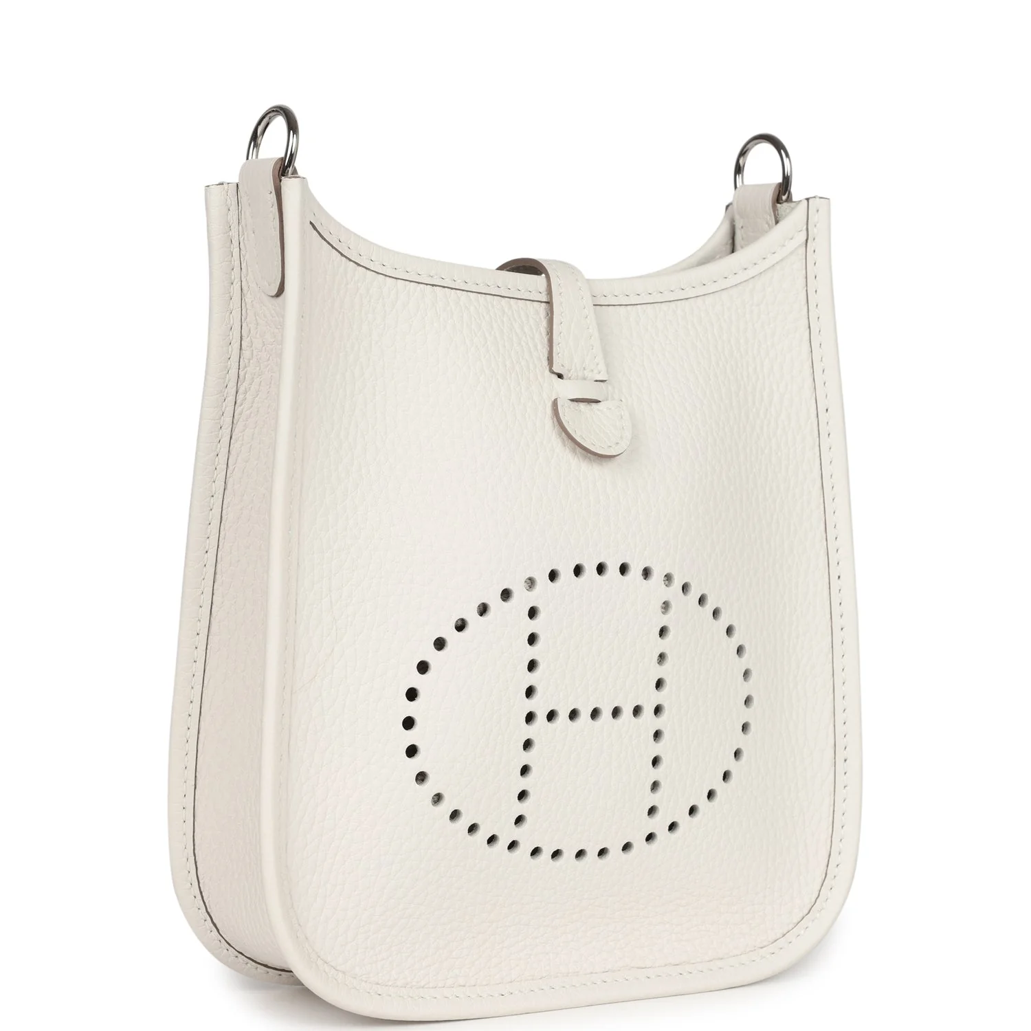 Hermes Evelyne TPM Gris Pale Clemence Palladium Hardware