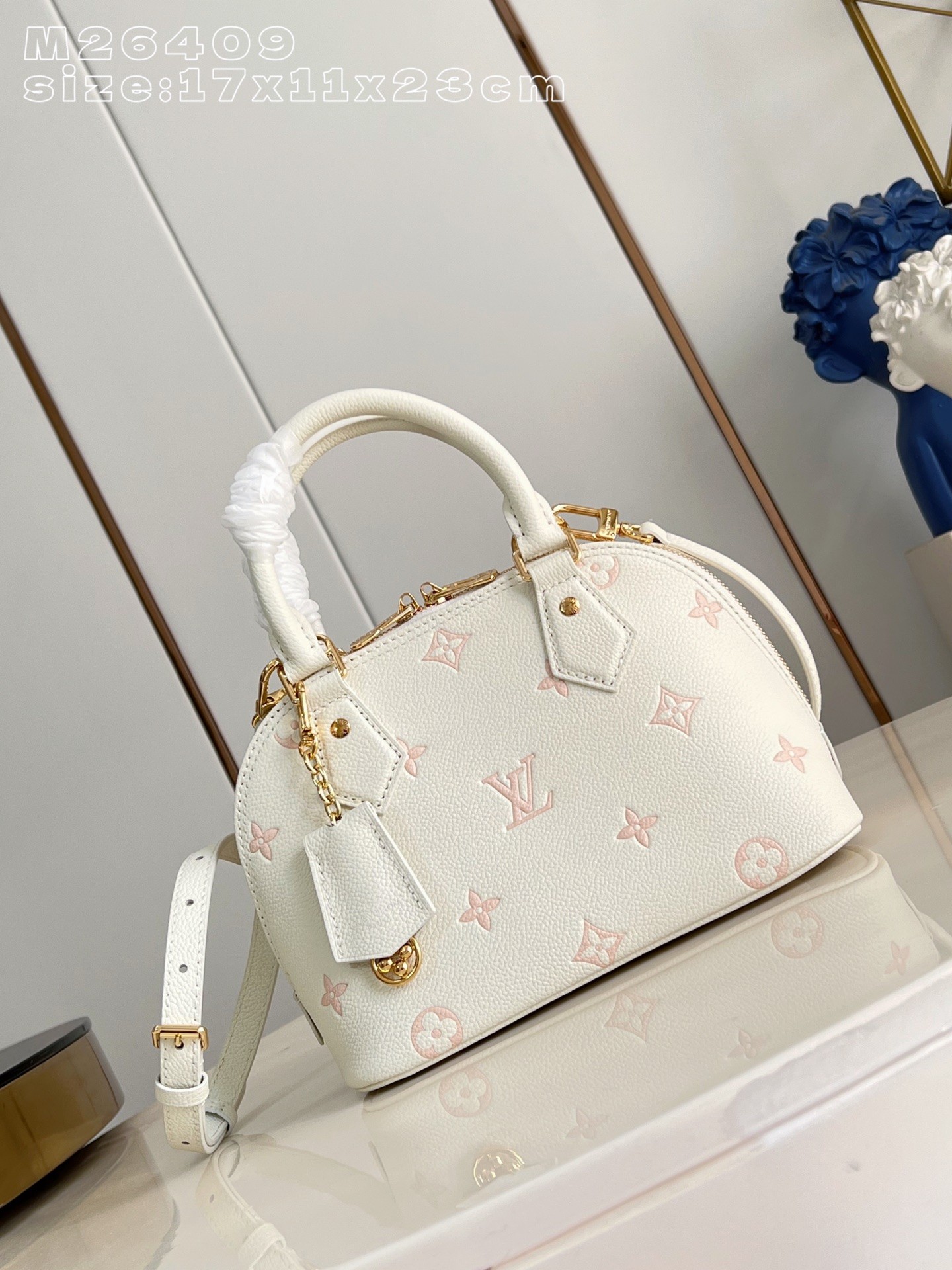 [TOP] Louis Vuitton LV Alma BB Bag 17.5 x 11.5 x 23.5cm - Beige