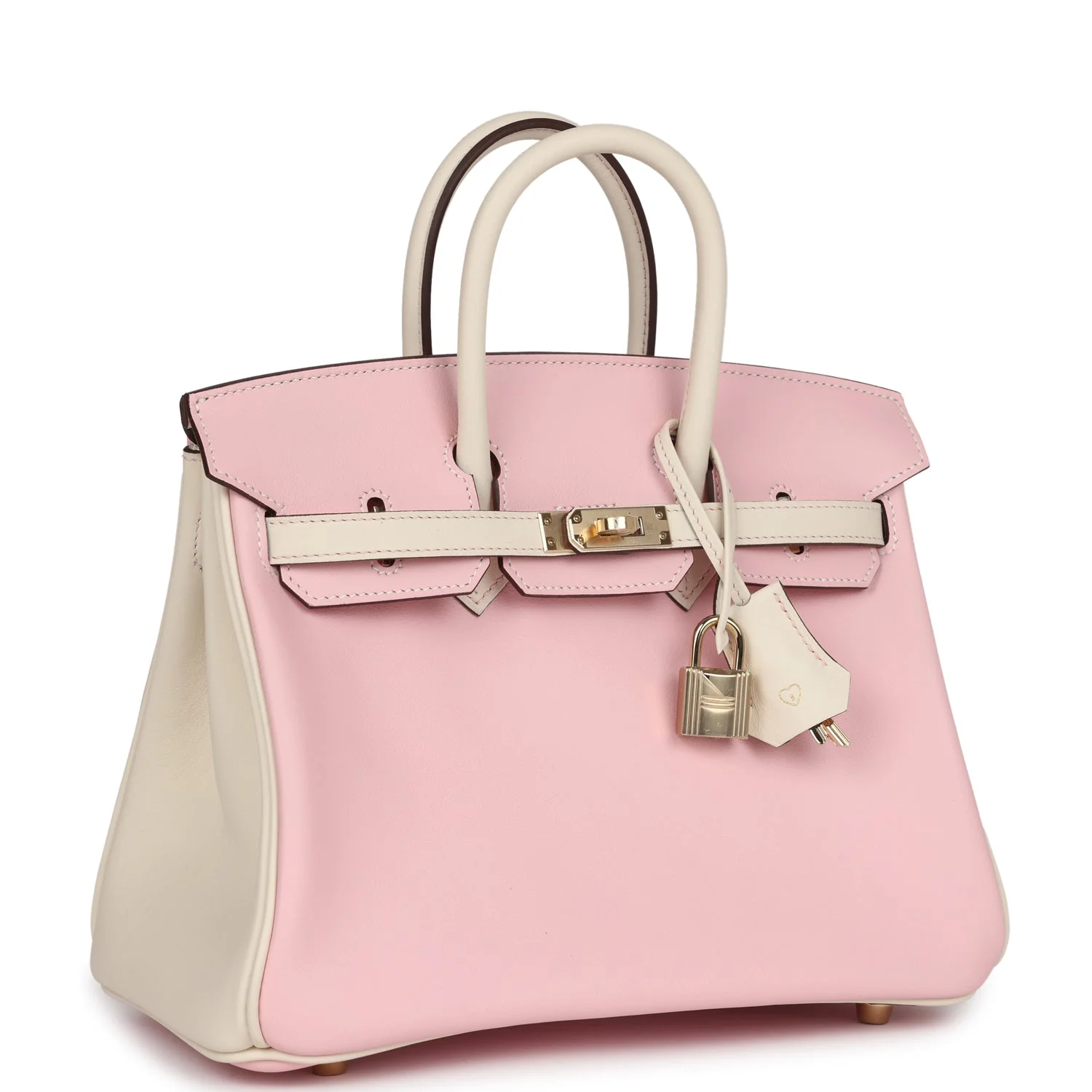 Hermes Special Order (HSS) BirkinRose Sakura and Nata Swift Permabrass Hardware