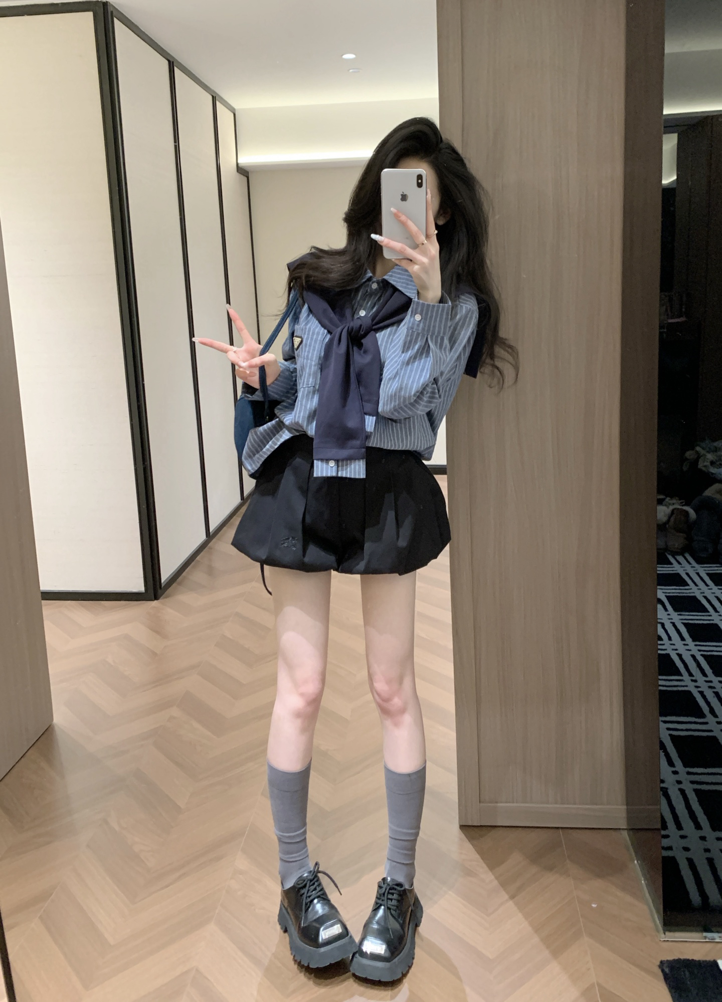 [TOP] PRADA Shirt + Dress Suit - Blue