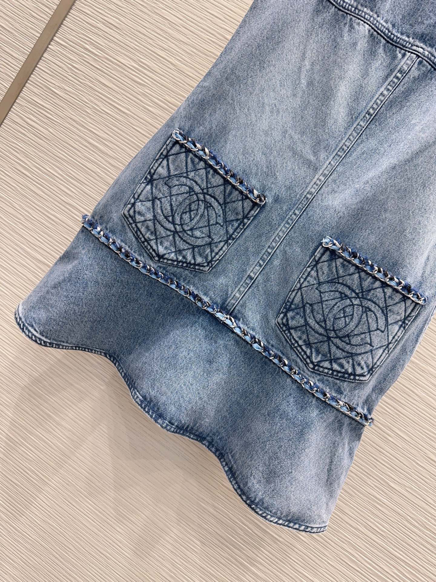 [TOP] CHANEL Denim Dress - Blue