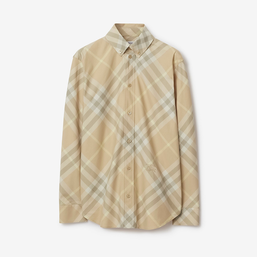 Burberry Check Cotton Shirt #378359