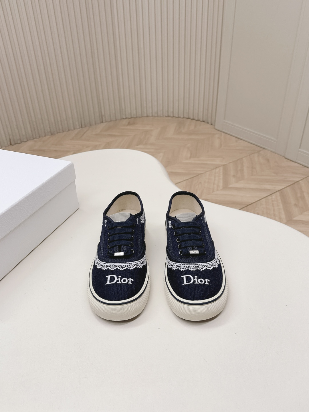 [TOP] Christian Dior Oblique Casual Shoes - Blue - 711 Luxury
