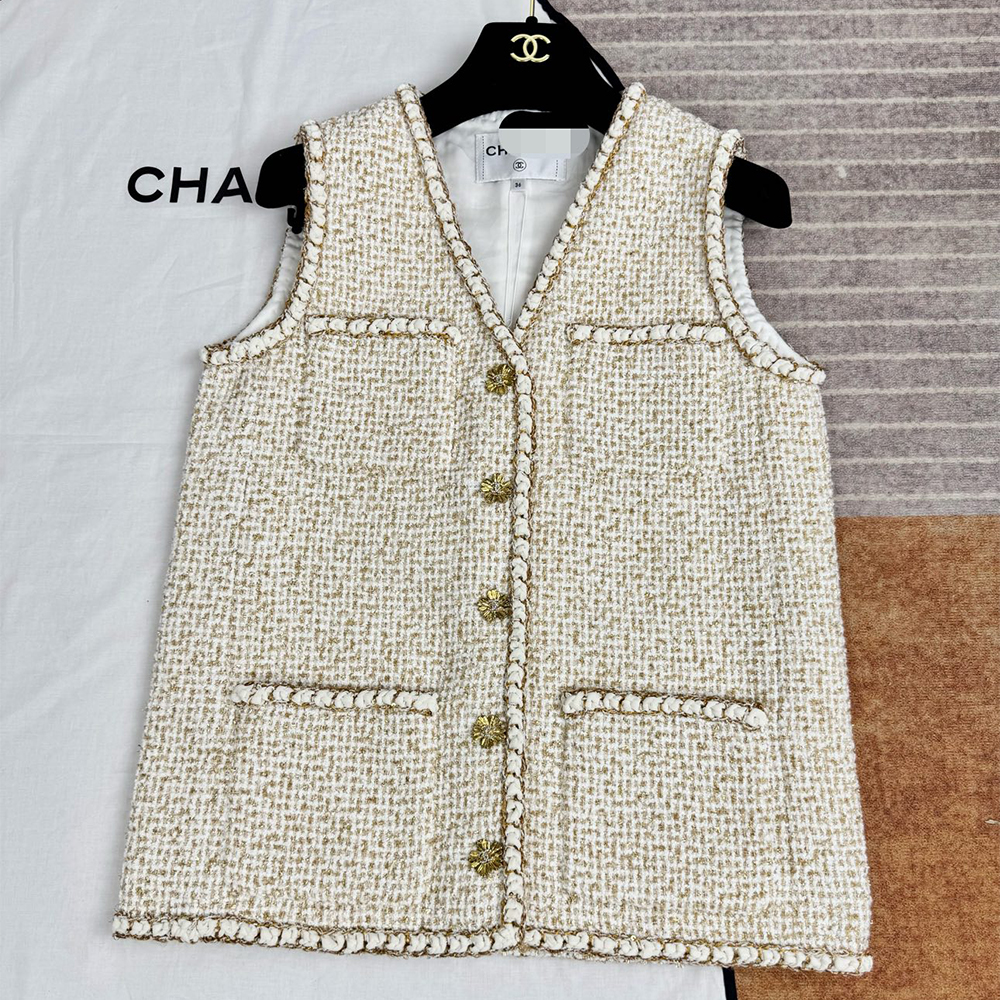 Chanel Clothing Chanel Tweed Vest | Nigo Office