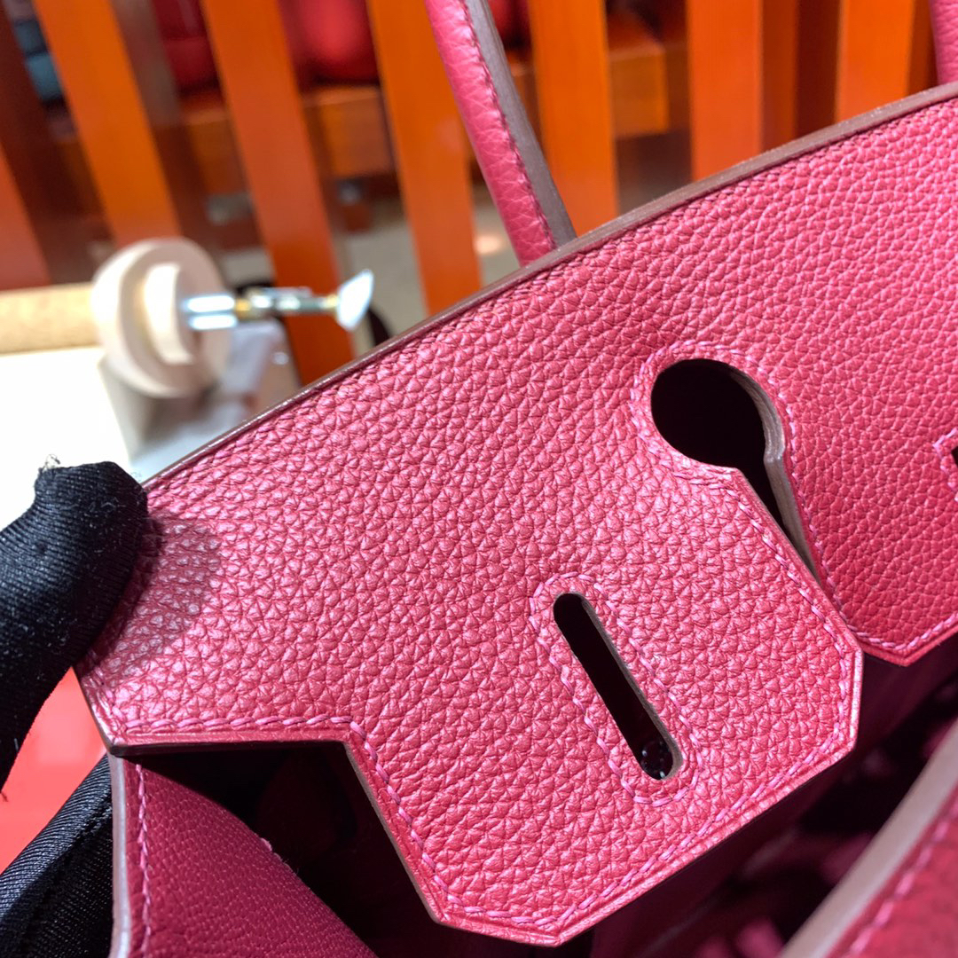 [TOP] HERMES Birkin Togo Leather 30cm - Rubis & SHW