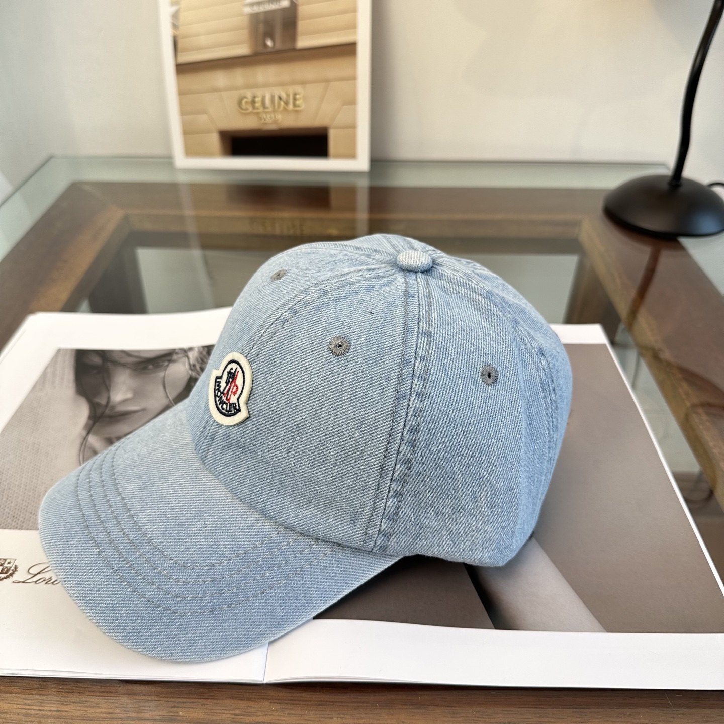 [TOP] MOCLER  Baseball Cap - Blue - 711 Luxury