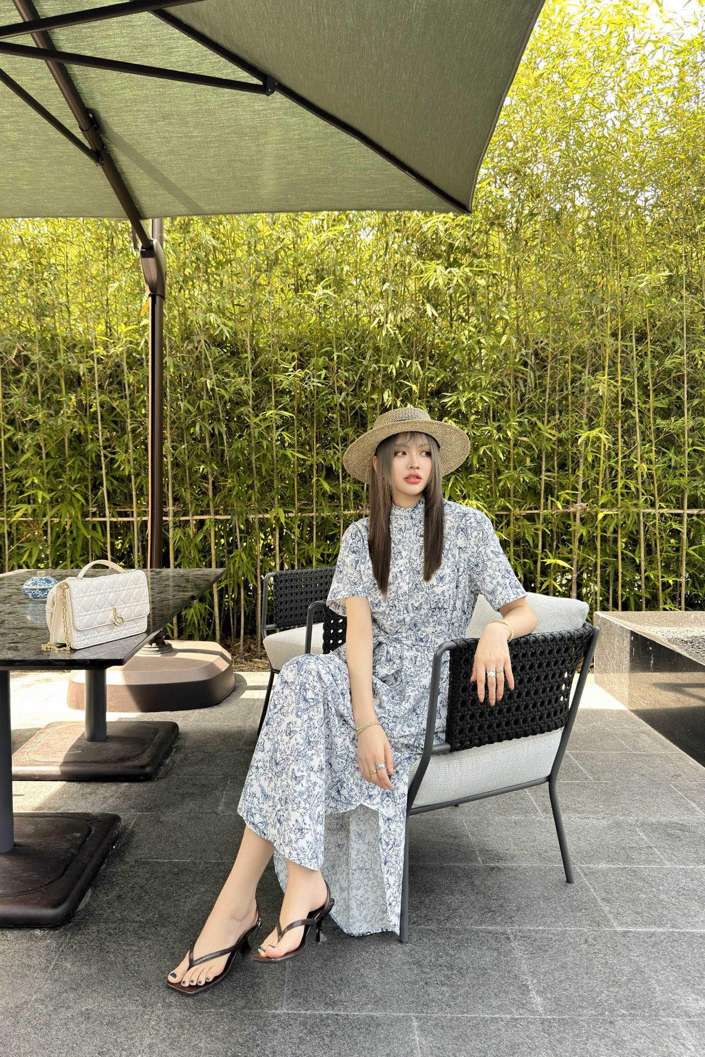 [TOP] Christian Dior  Dress -Blue