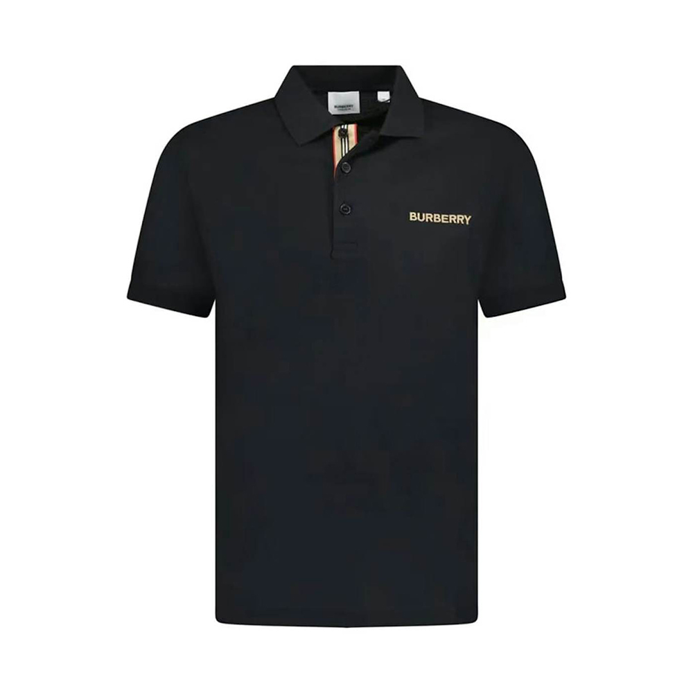 Burberry black Clothing Burberry Hartford Polo Shirt Black #379210 | Nigo Office