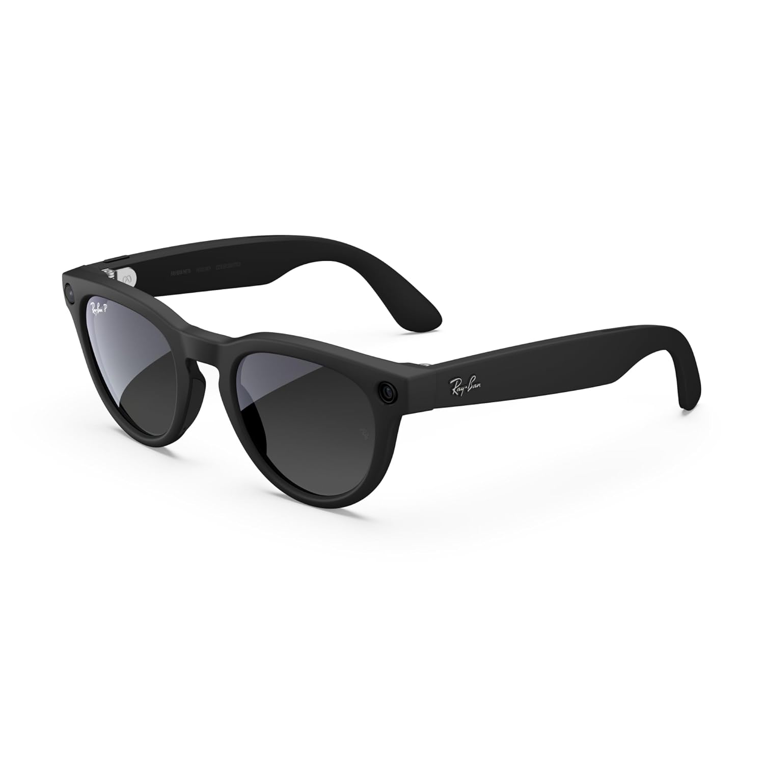Ray-Ban Meta (Gen 2), Headliner, Shiny Black | Smart AI Glasses for Men, Women — 2x Battery Life — 3K Ultra HD Resolution — 12 MP Ultra-Wide Camera, Audio, Video — Green Lenses — Wearable Technology