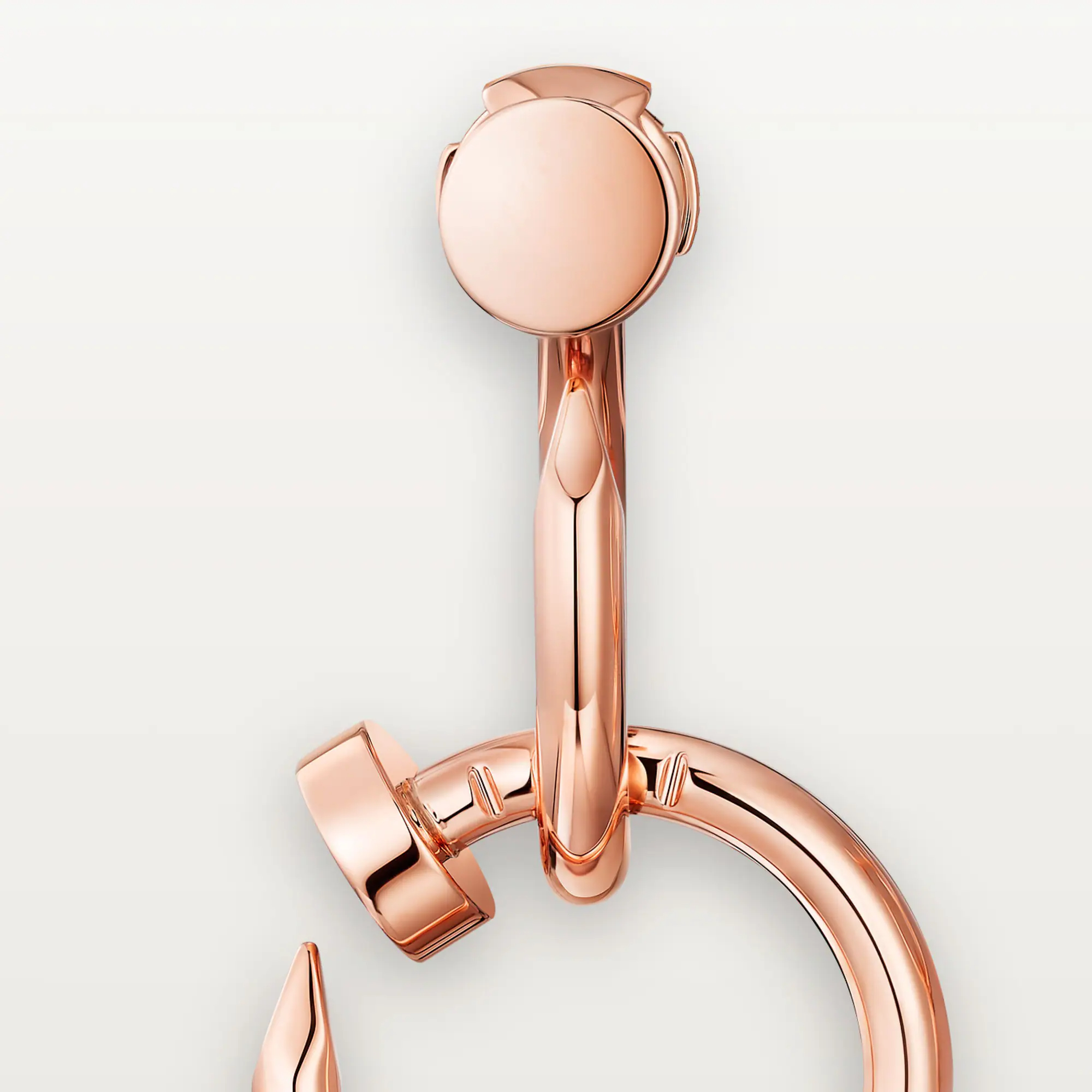 Carty Nails Infinity Wrap Earrings,Rose Gold,Double